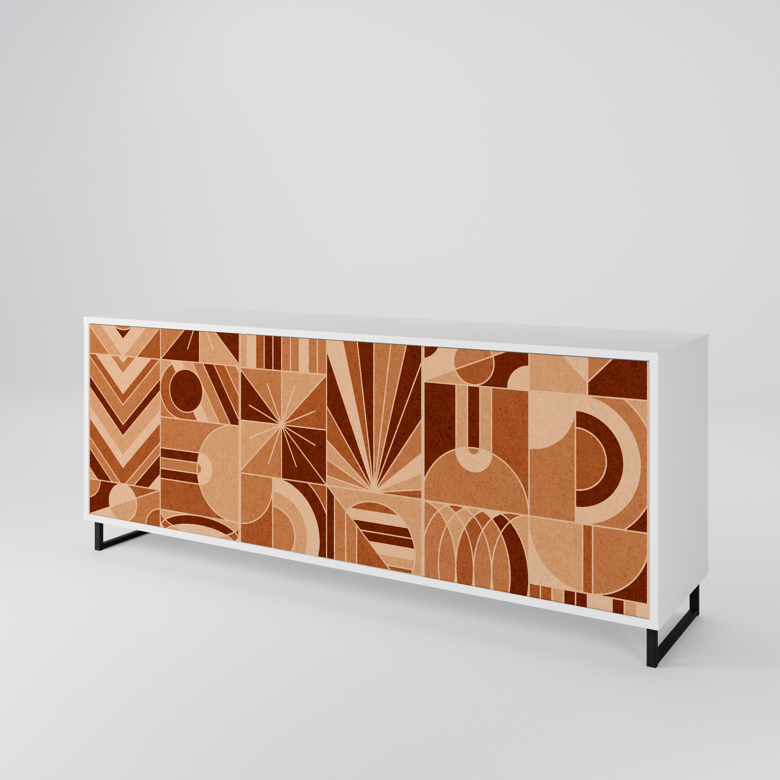 PRISM MOSAIC Komoda 3-drzwiowa korpus Biały
