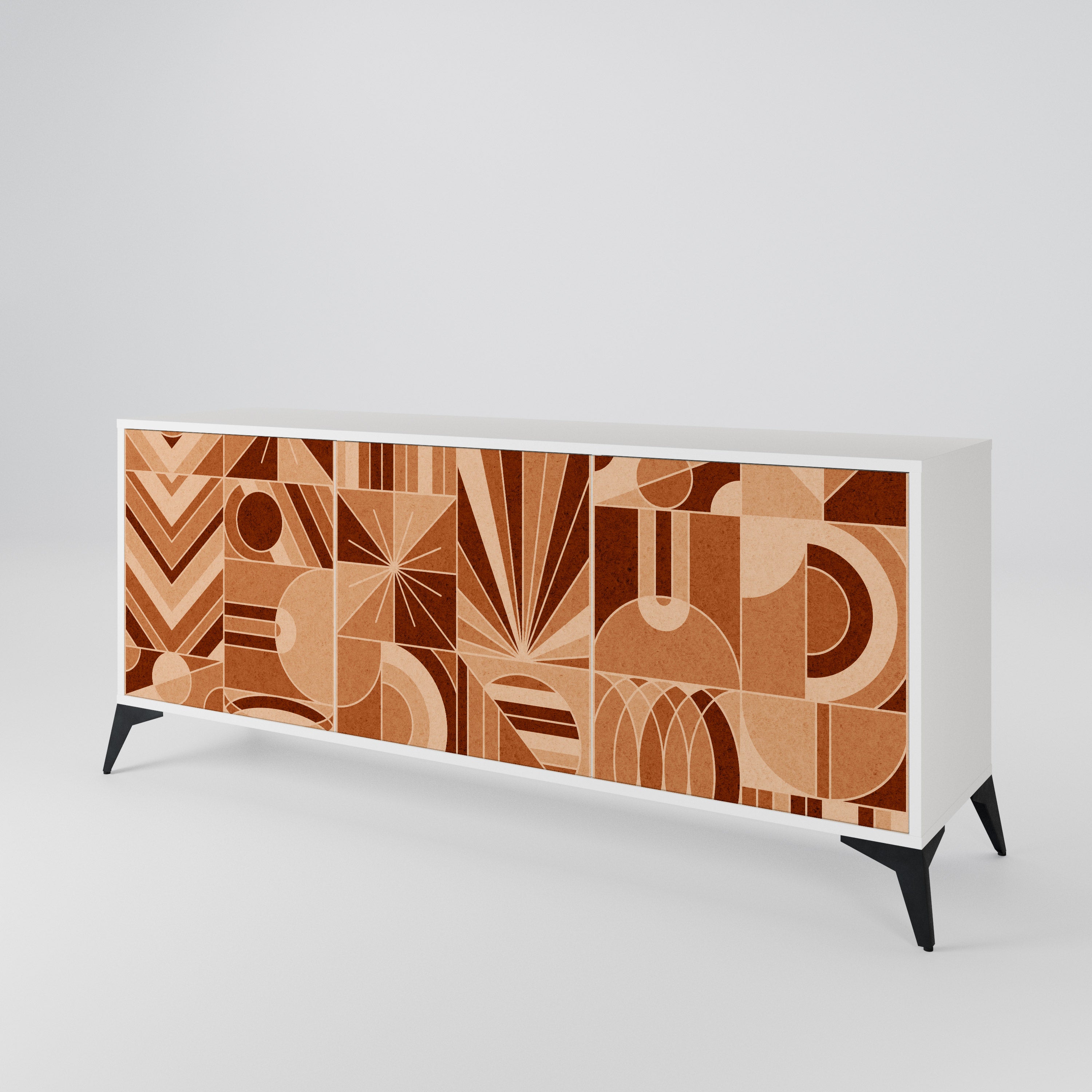 PRISM MOSAIC Komoda 3-drzwiowa korpus Biały