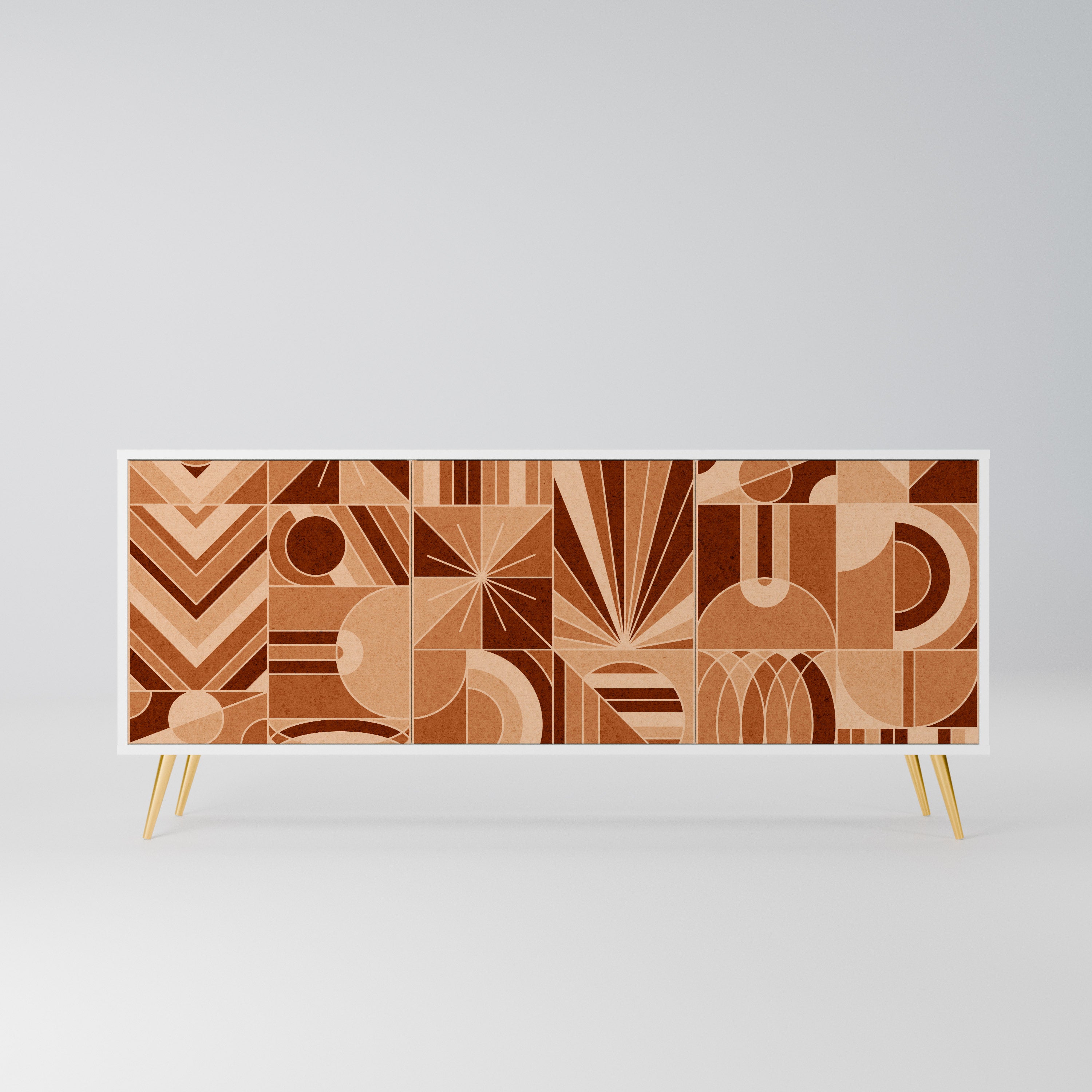 PRISM MOSAIC Komoda 3-drzwiowa korpus Biały