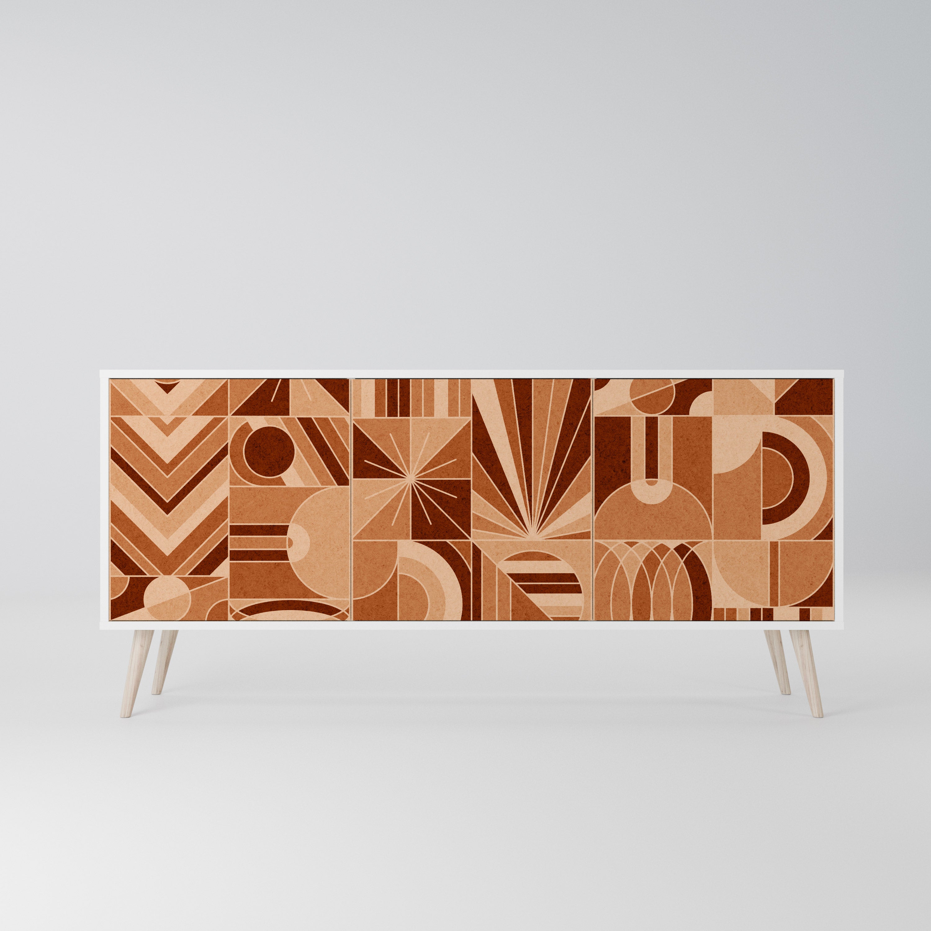PRISM MOSAIC Komoda 3-drzwiowa korpus Biały