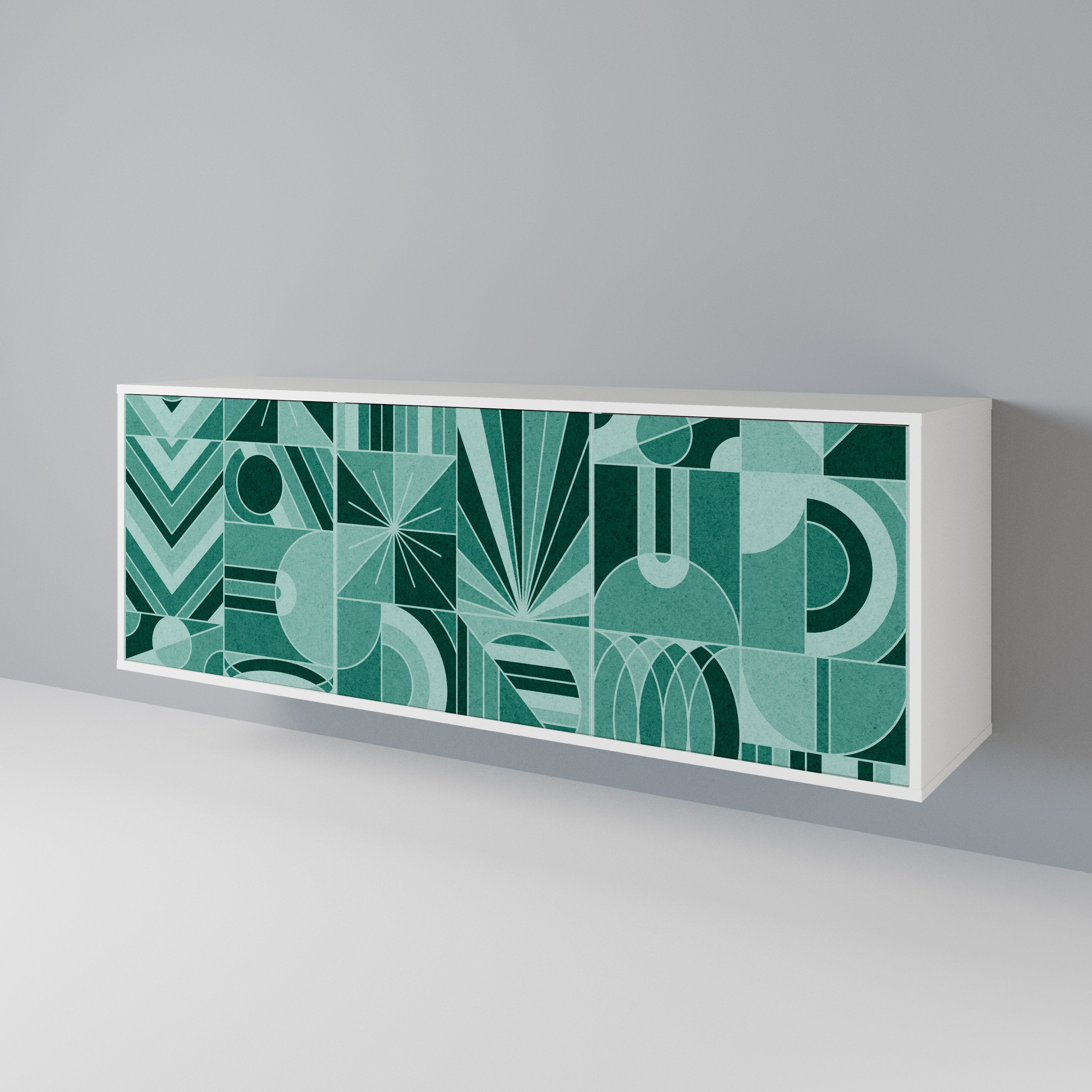 HARMONIC GRID Komoda 3-drzwiowa korpus Biały