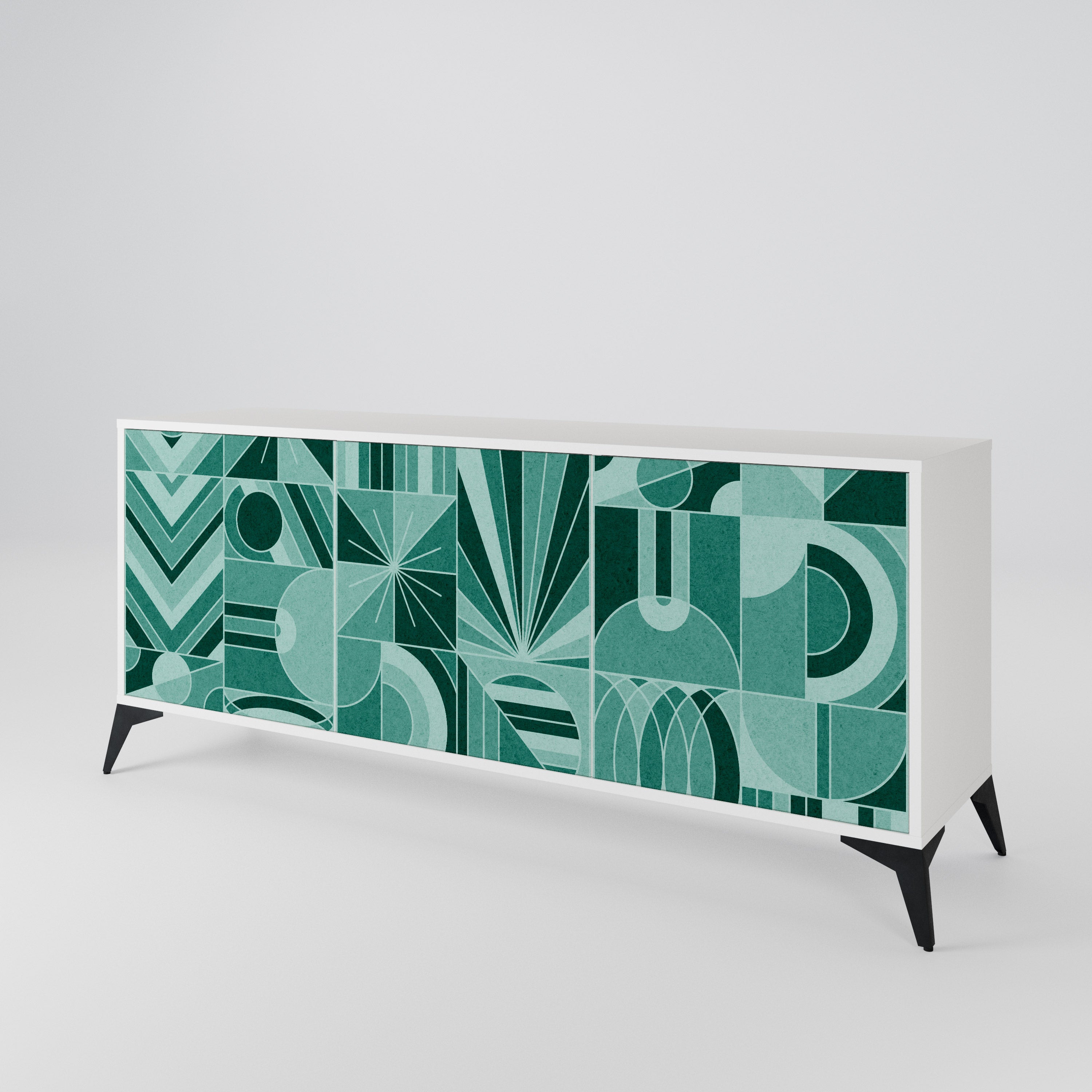 HARMONIC GRID Komoda 3-drzwiowa korpus Biały