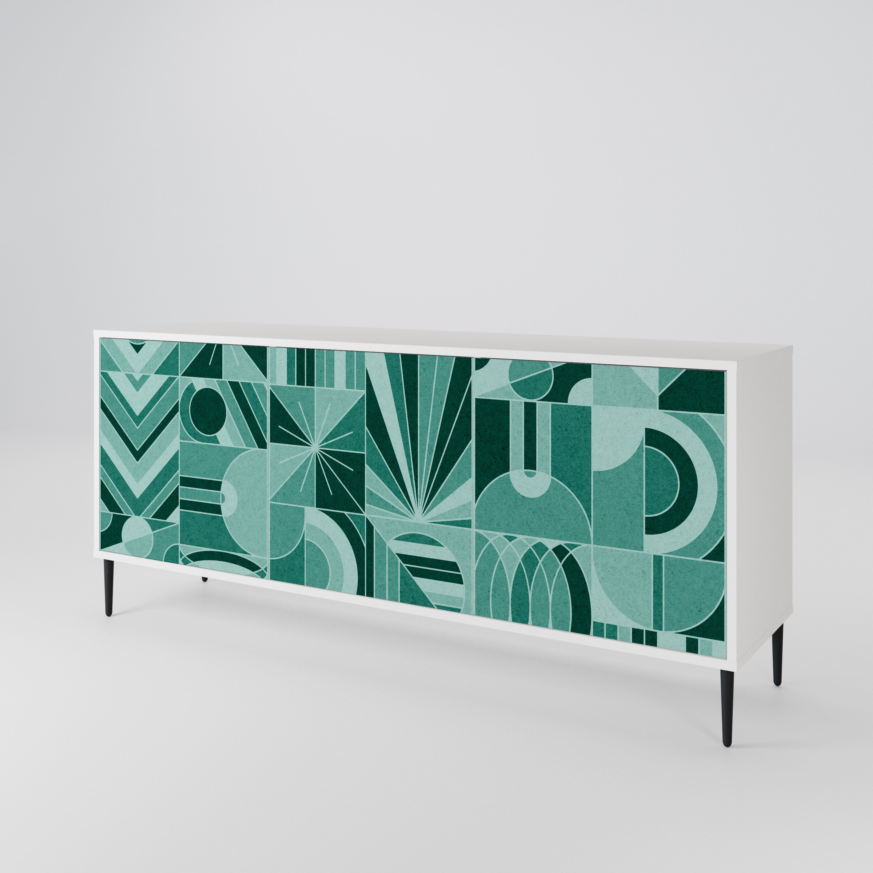 HARMONIC GRID Komoda 3-drzwiowa korpus Biały
