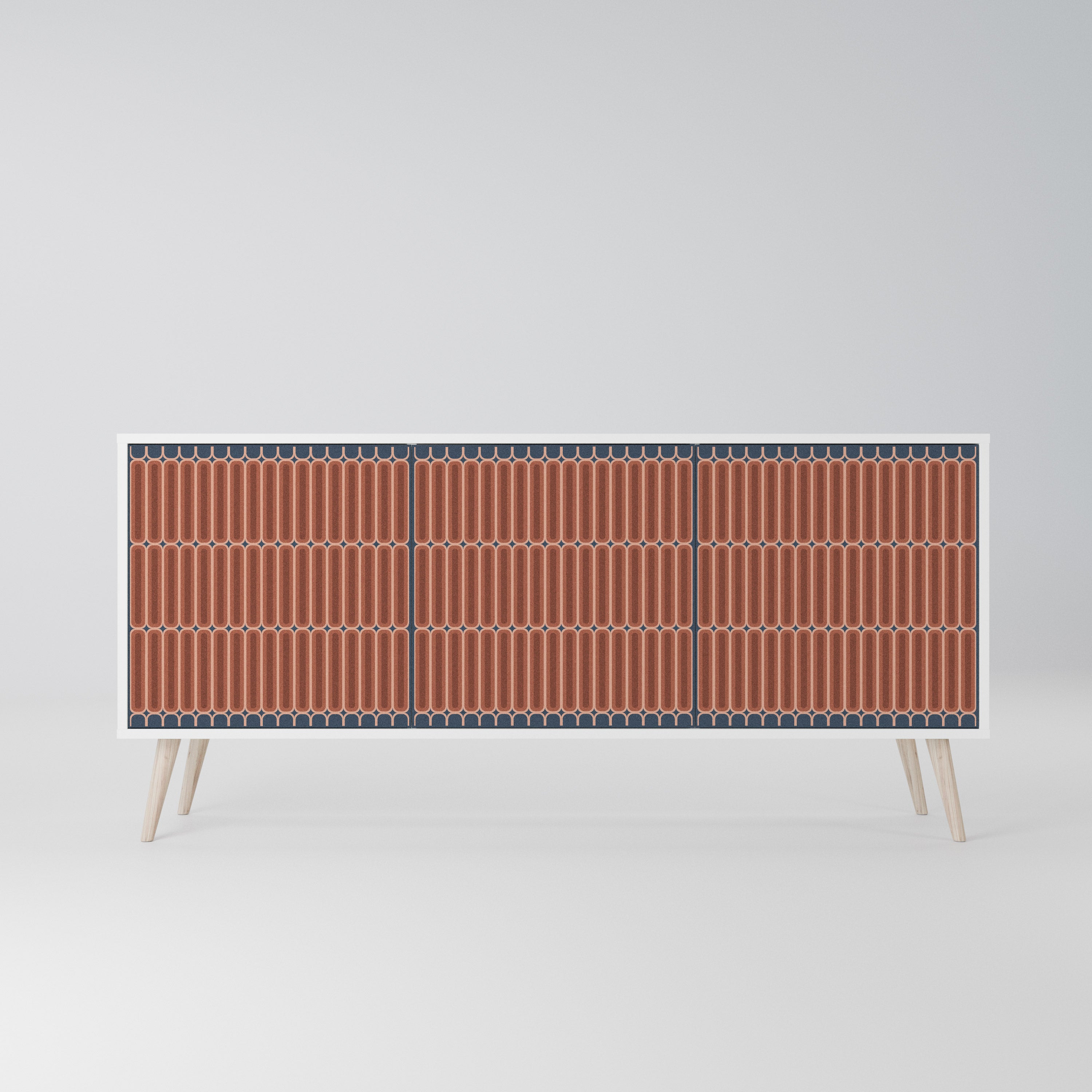 HYPNOTIC GATE Komoda 3-drzwiowa korpus Biały