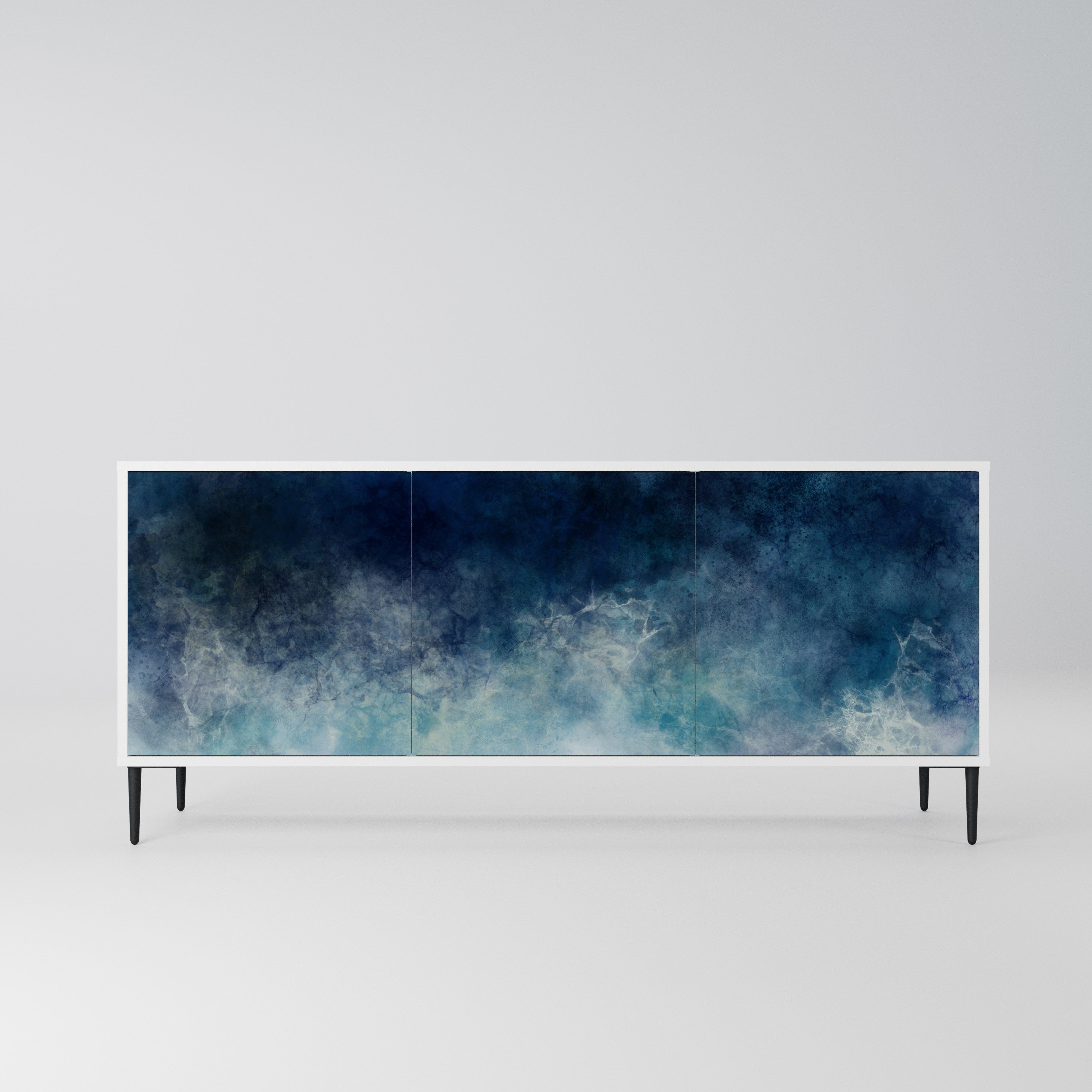 CELESTIAL FALL Komoda 3-drzwiowa korpus Biały