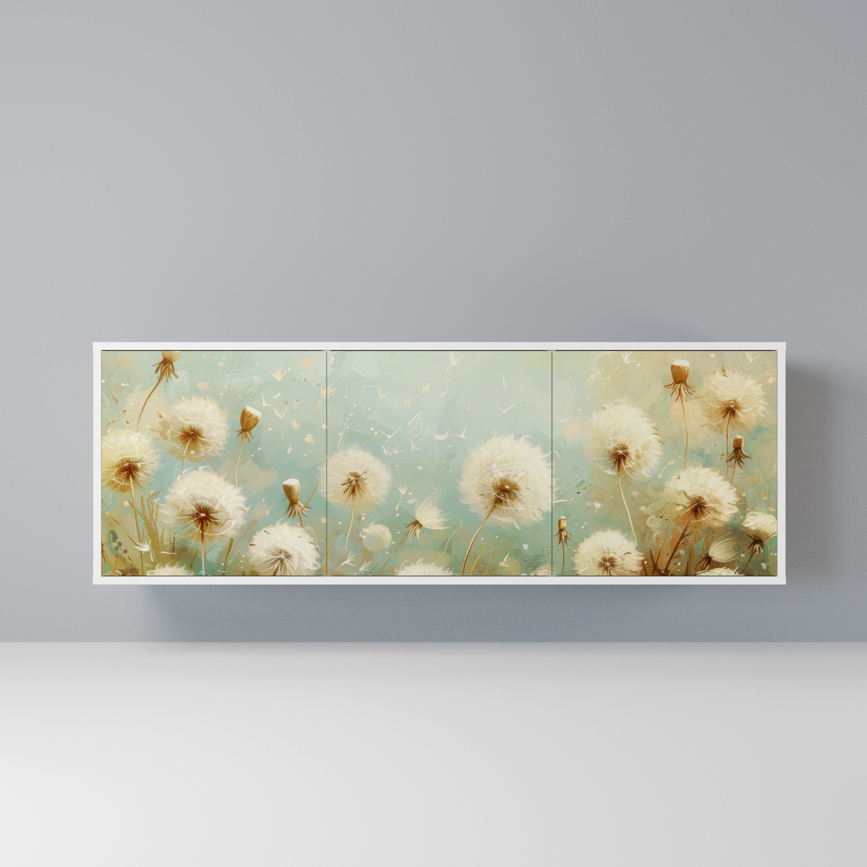DREAMY MEADOW Komoda 3-drzwiowa korpus Biały
