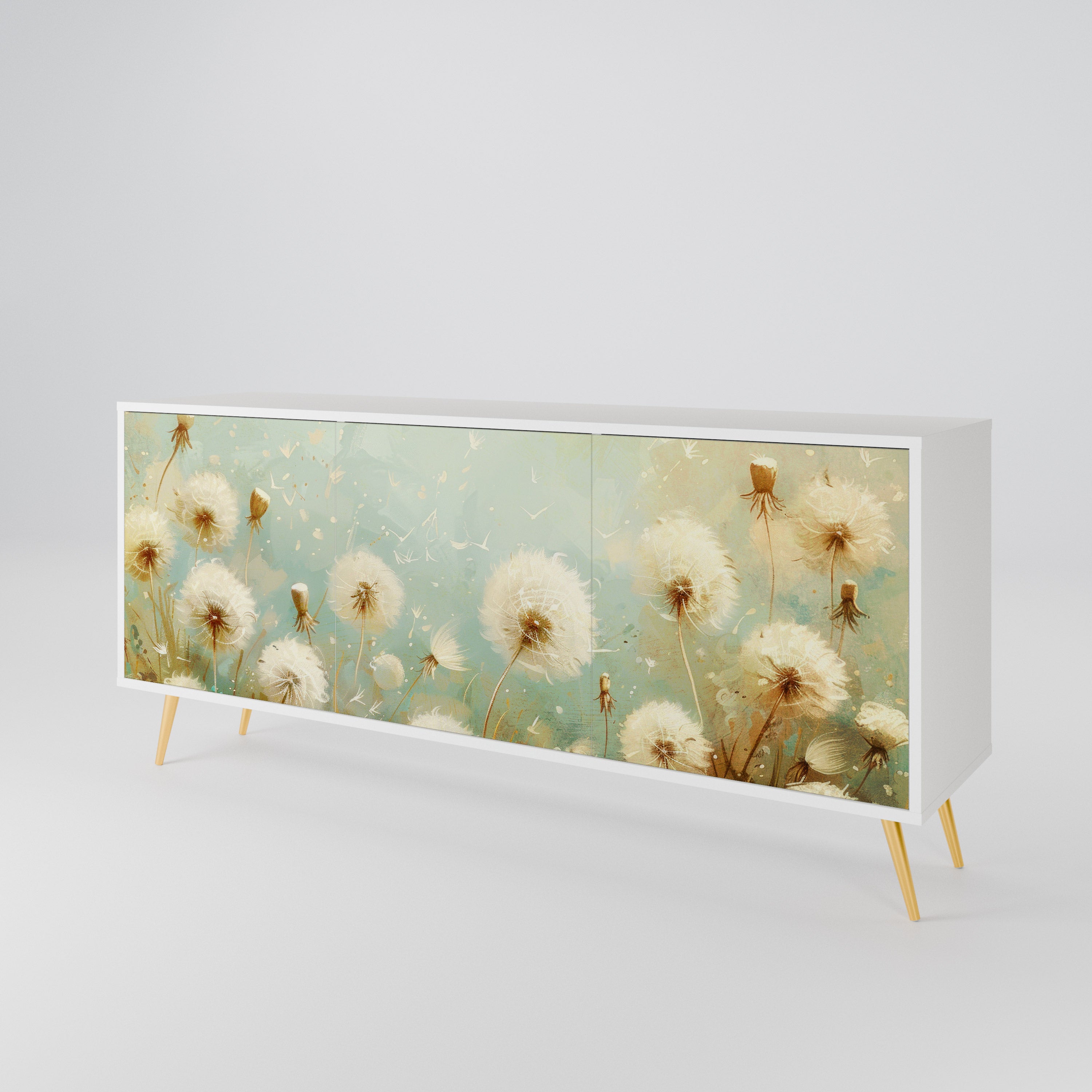 DREAMY MEADOW Komoda 3-drzwiowa korpus Biały