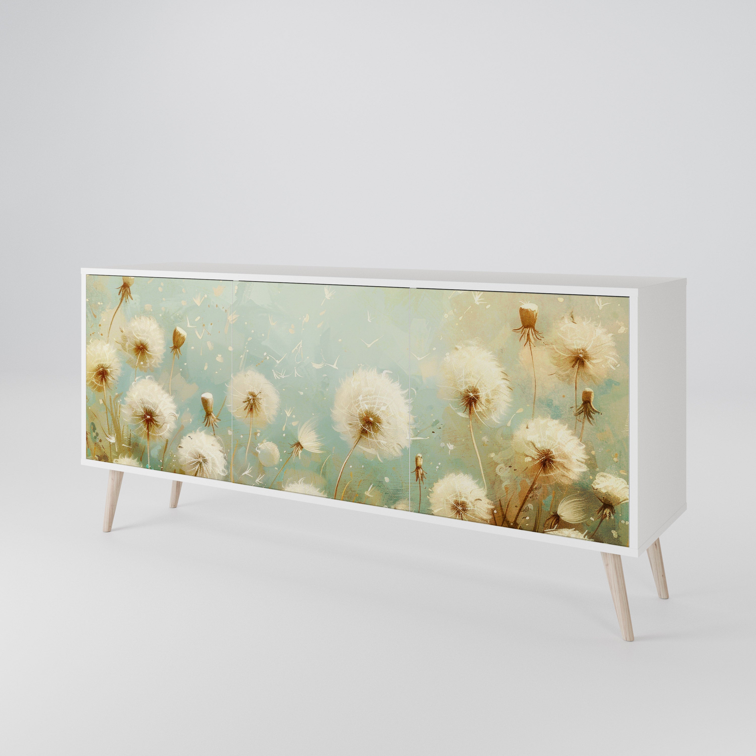 DREAMY MEADOW Komoda 3-drzwiowa korpus Biały