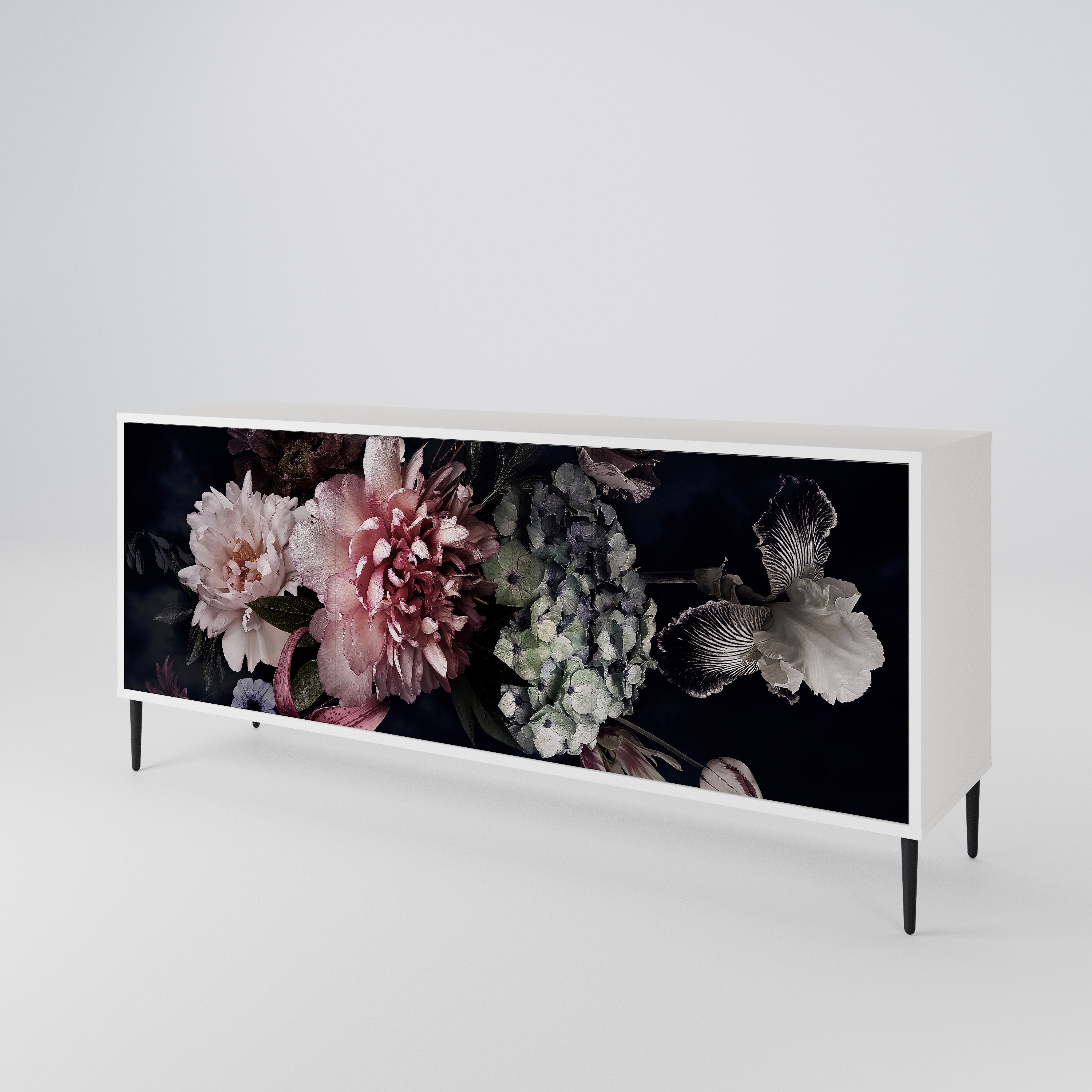 PURE BLOSSOM Komoda 3-drzwiowa korpus Biały