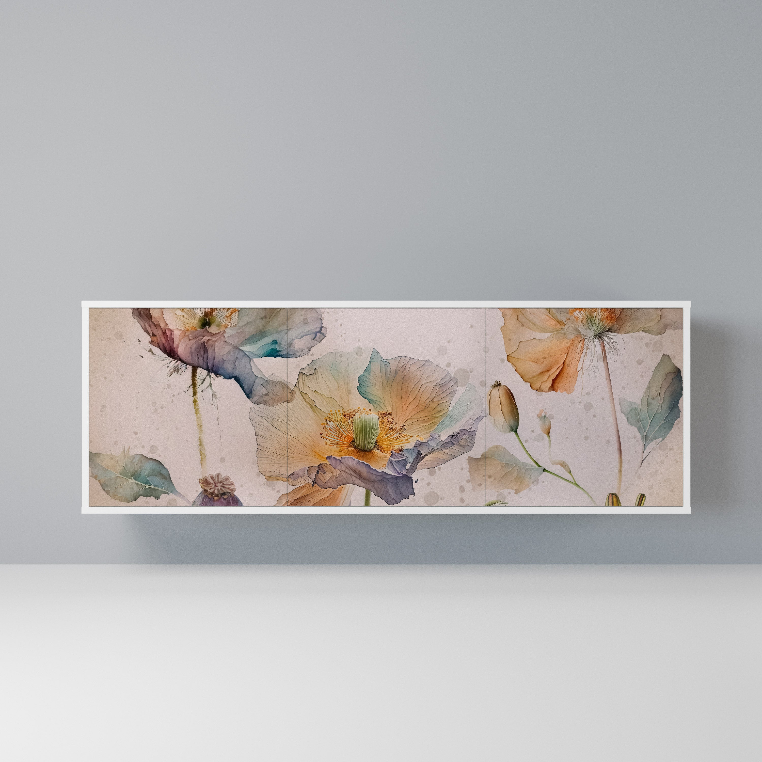 SOFTEN POPPY Komoda 3-drzwiowa korpus Biały