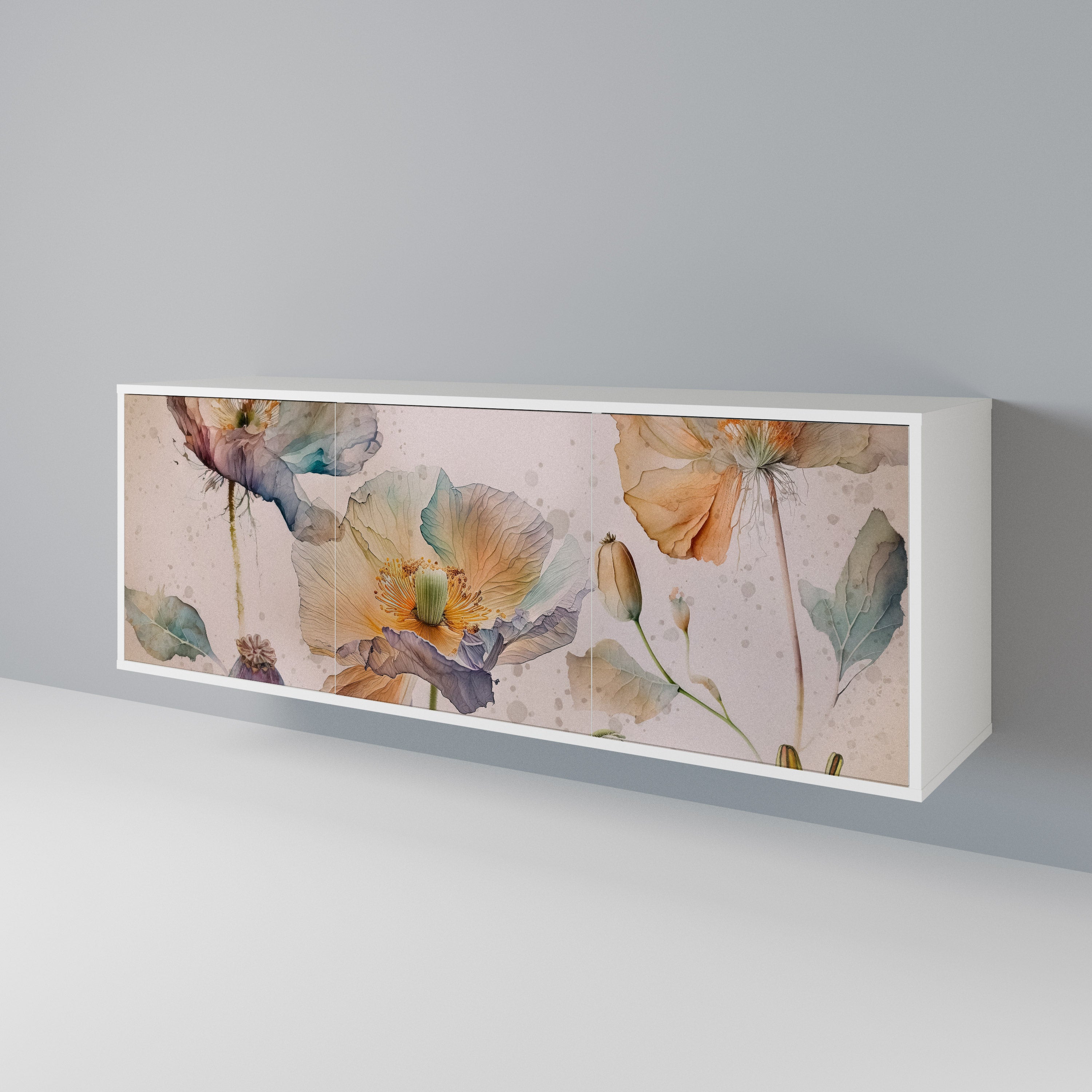 SOFTEN POPPY Komoda 3-drzwiowa korpus Biały