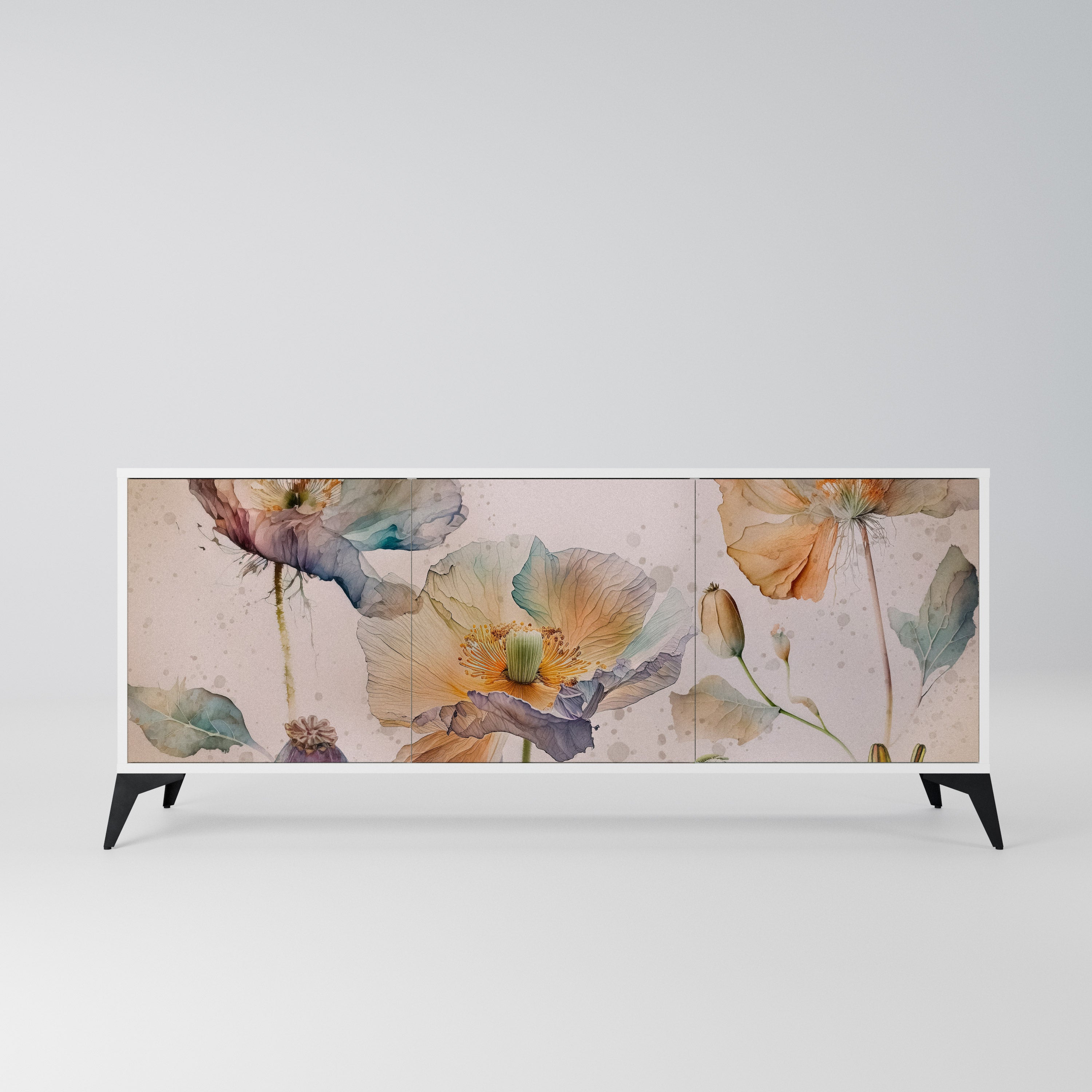 SOFTEN POPPY Komoda 3-drzwiowa korpus Biały