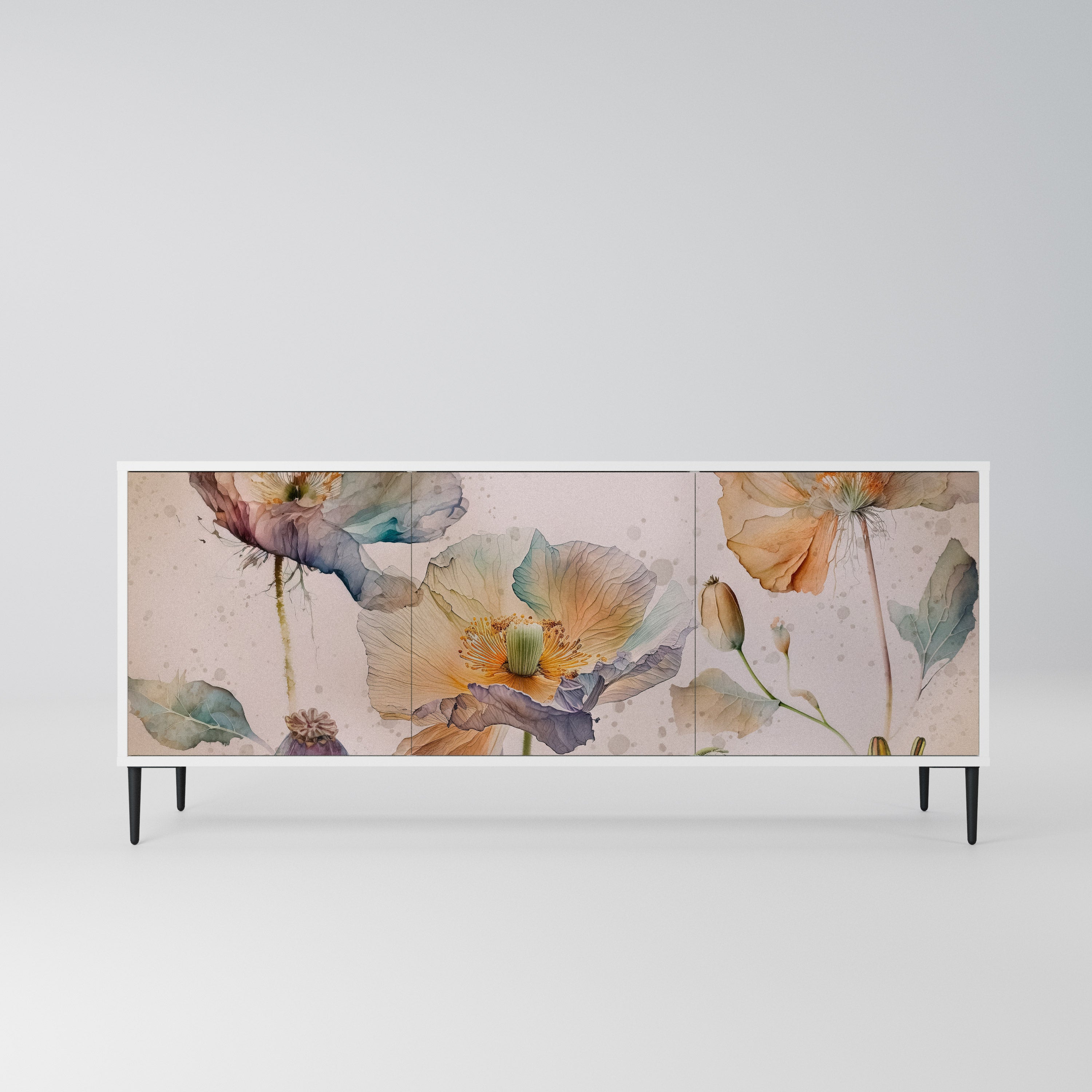 SOFTEN POPPY Komoda 3-drzwiowa korpus Biały