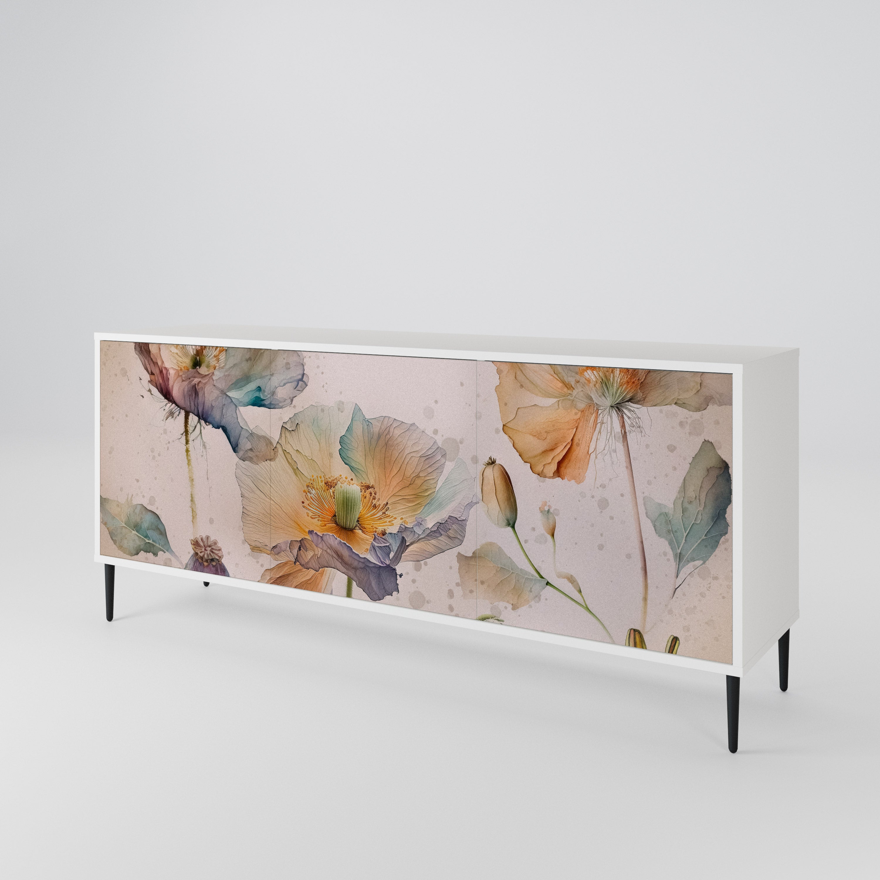 SOFTEN POPPY Komoda 3-drzwiowa korpus Biały