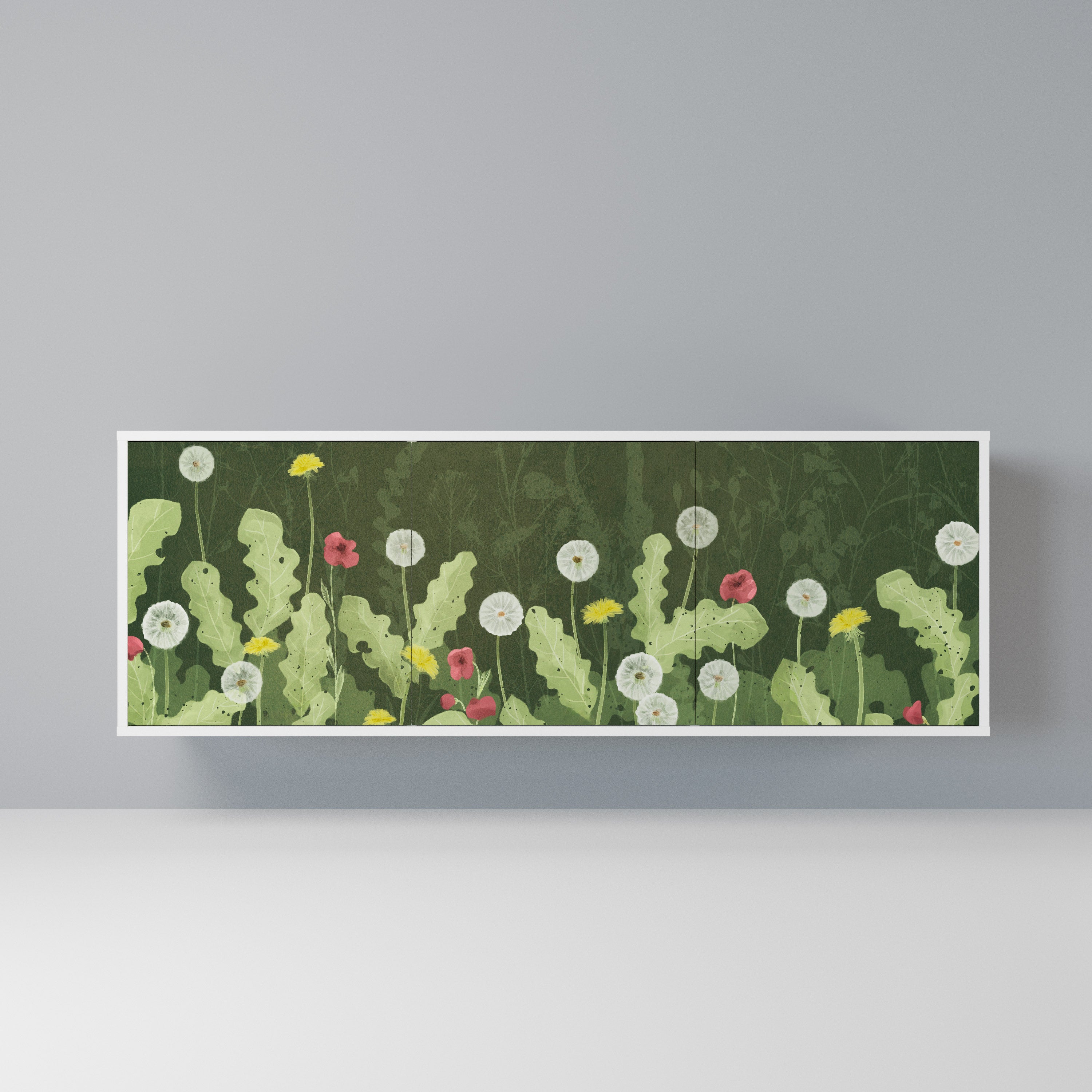 DANDELION AMUSE Komoda 3-drzwiowa korpus Biały