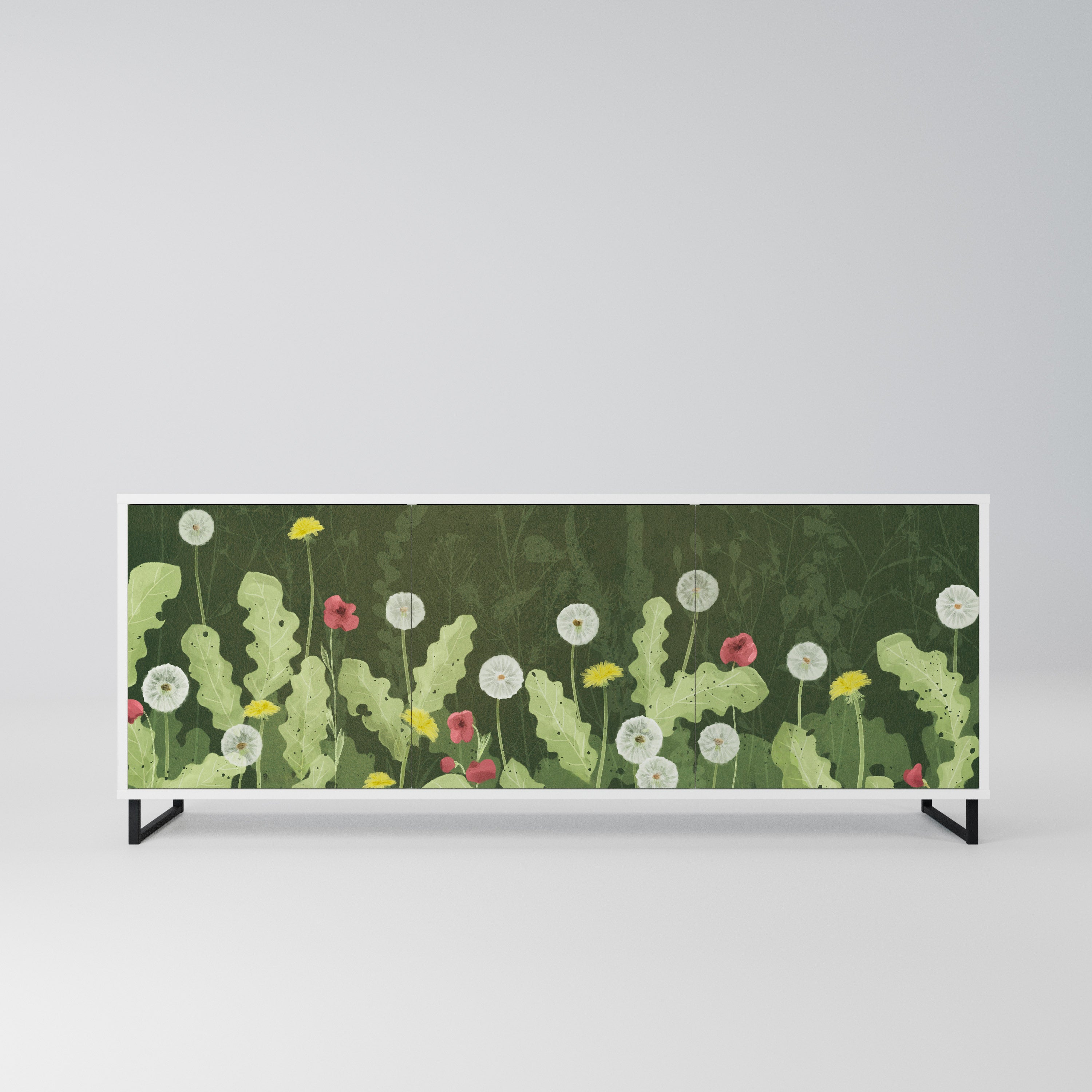 DANDELION AMUSE Komoda 3-drzwiowa korpus Biały