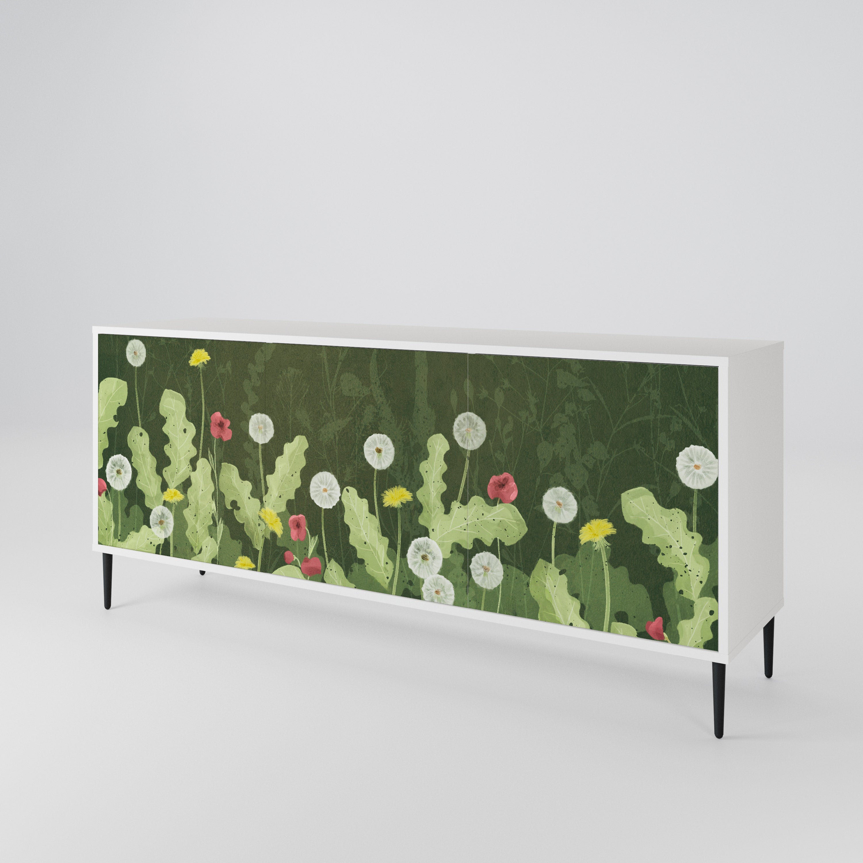 DANDELION AMUSE Komoda 3-drzwiowa korpus Biały