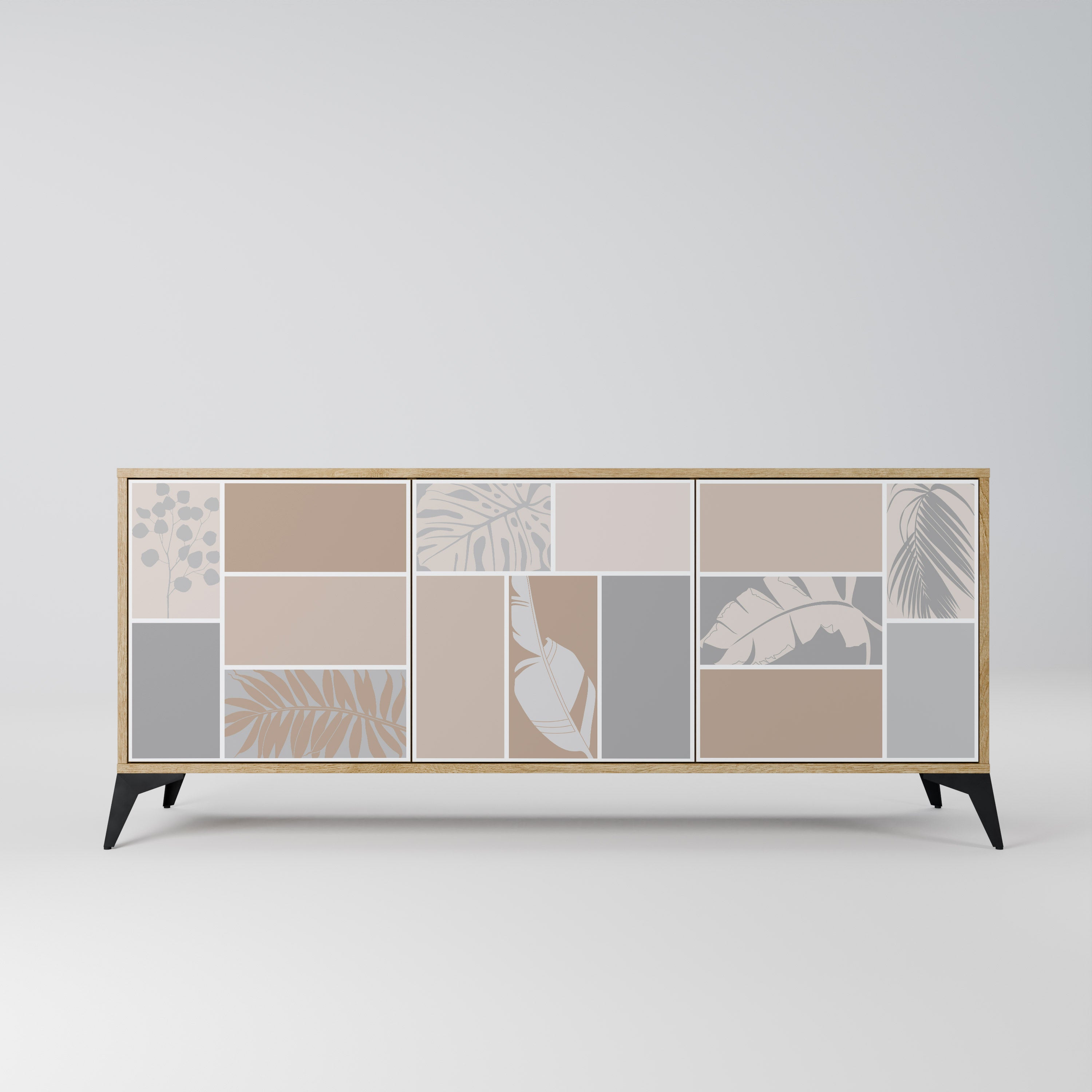 TROPICAL SHAPES Komoda 3-drzwiowa