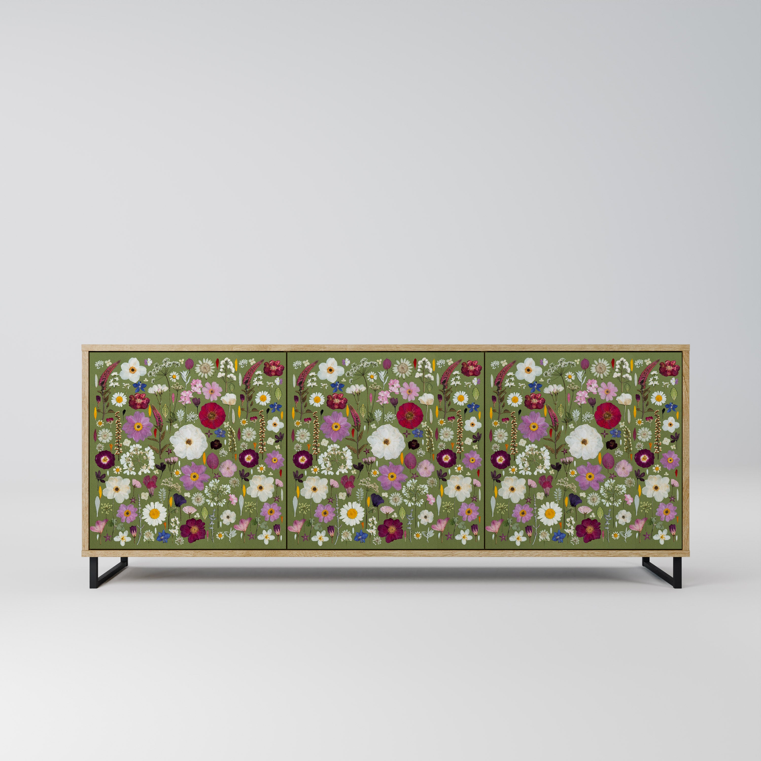 WILD GARDEN Komoda 3-drzwiowa