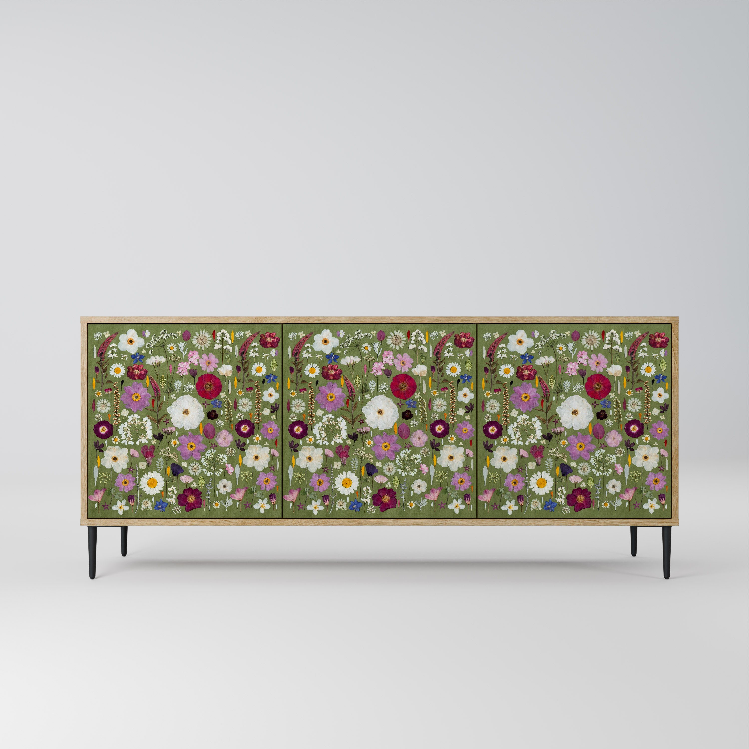 WILD GARDEN Komoda 3-drzwiowa