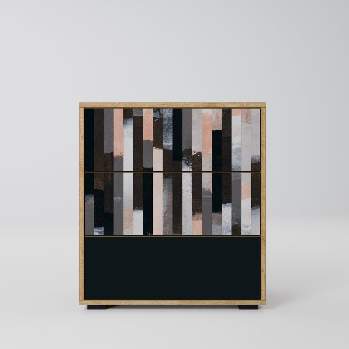 COLLAGE OF RECTANGLES Komoda z szufladami
