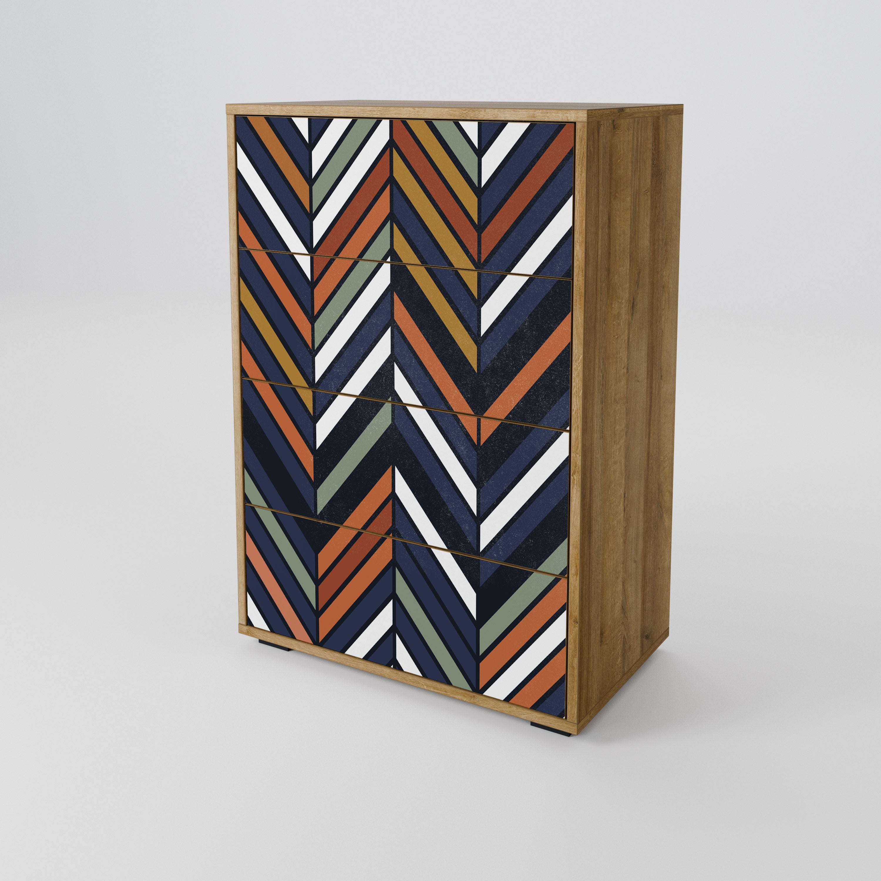 VIBRANT PATCHWORK Komoda z szufladami