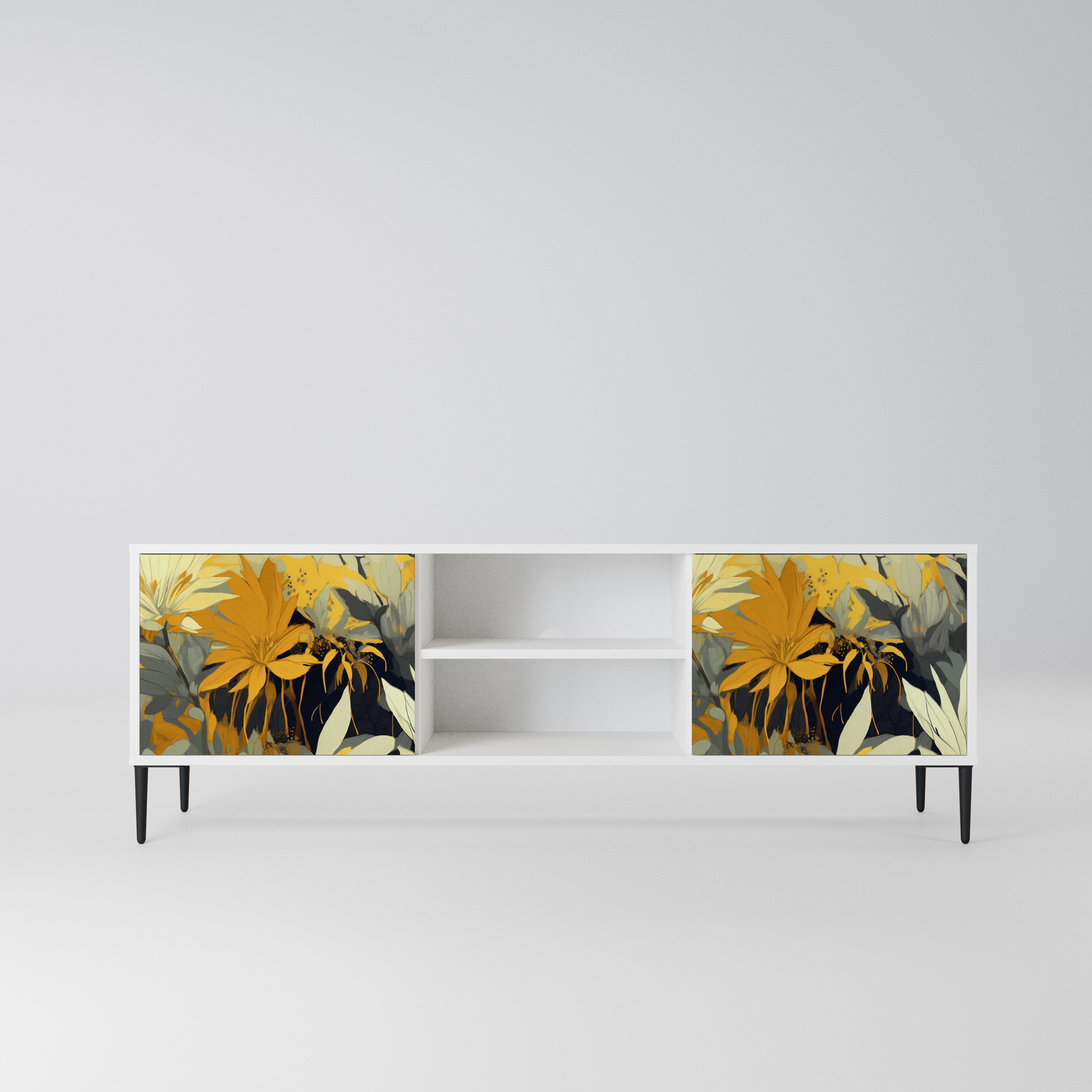 SUNKISSED LILY Szafka RTV 2-drzwiowa korpus Biały