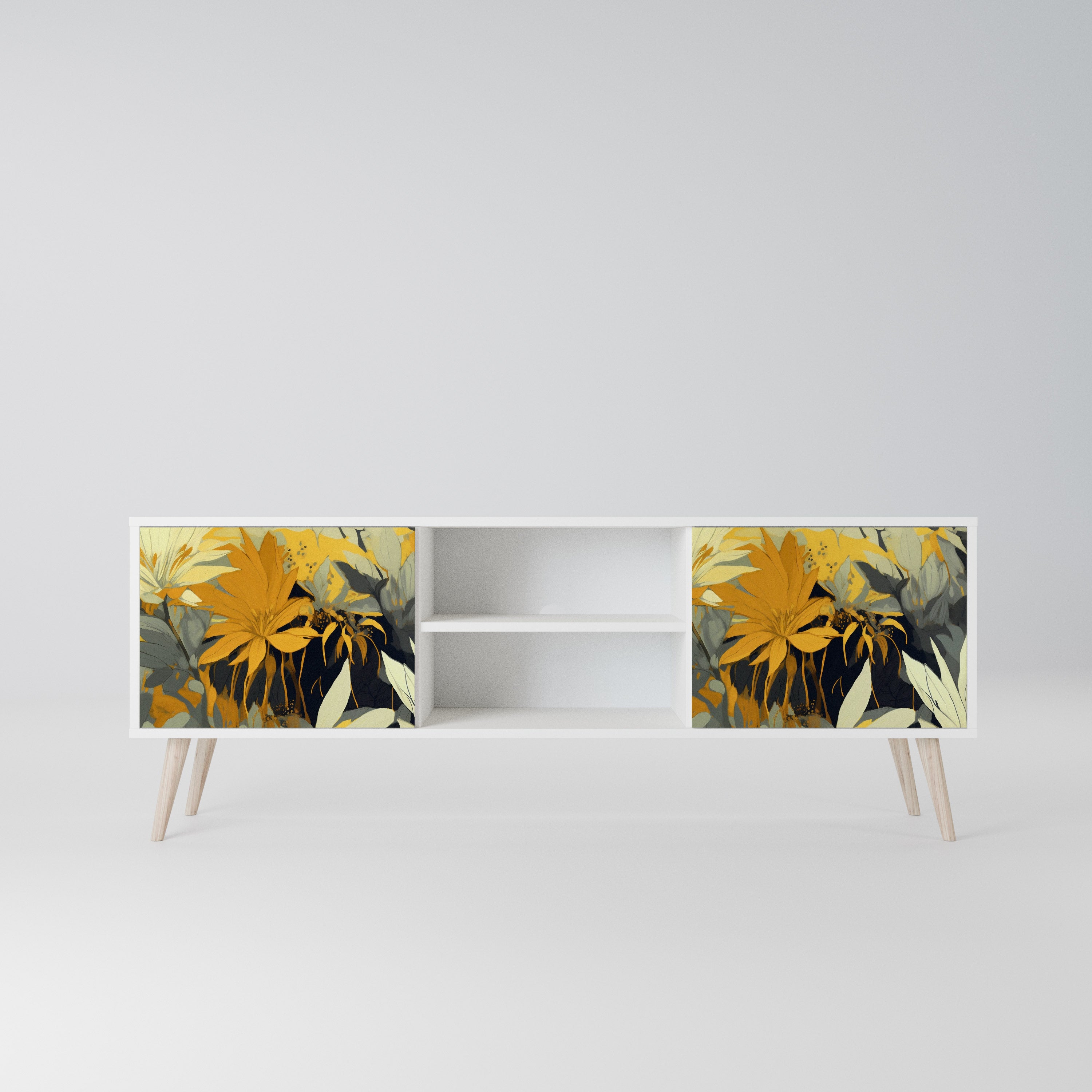 SUNKISSED LILY Szafka RTV 2-drzwiowa korpus Biały