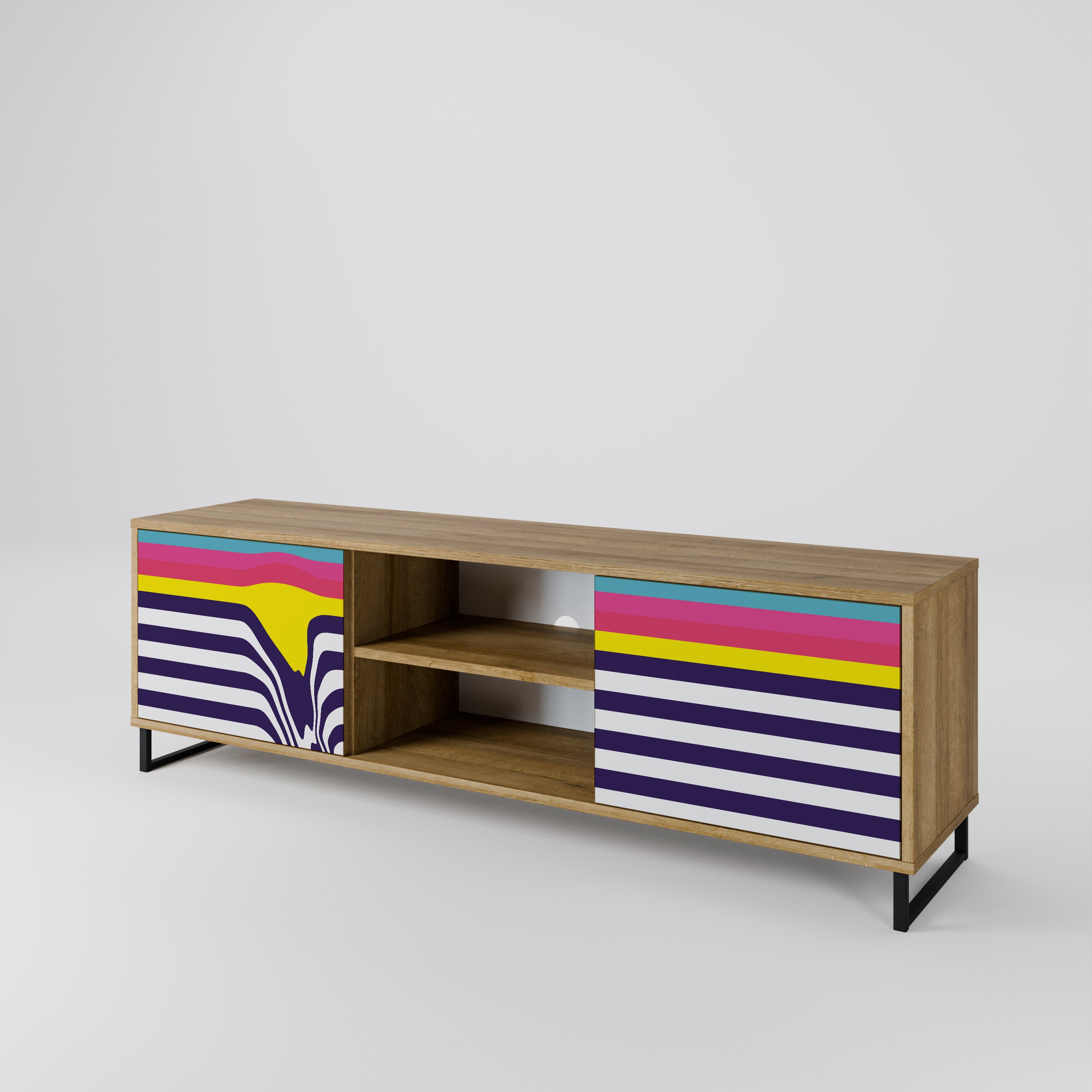 COLORFUL DIVERSION Szafka RTV 2-drzwiowa