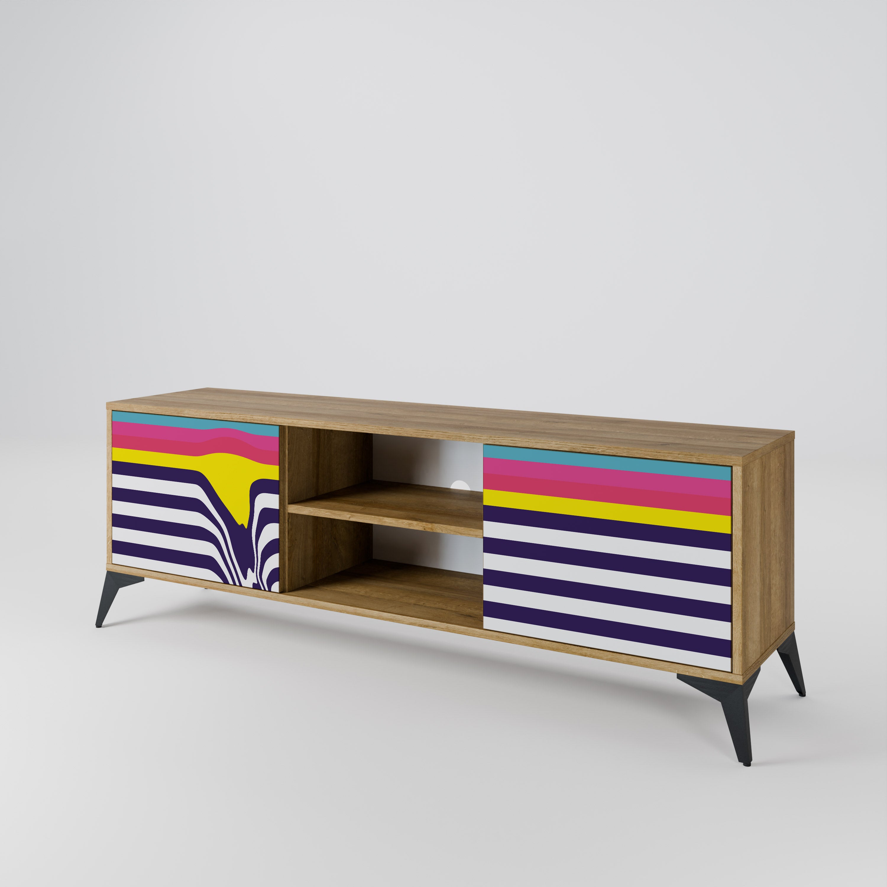 COLORFUL DIVERSION Szafka RTV 2-drzwiowa