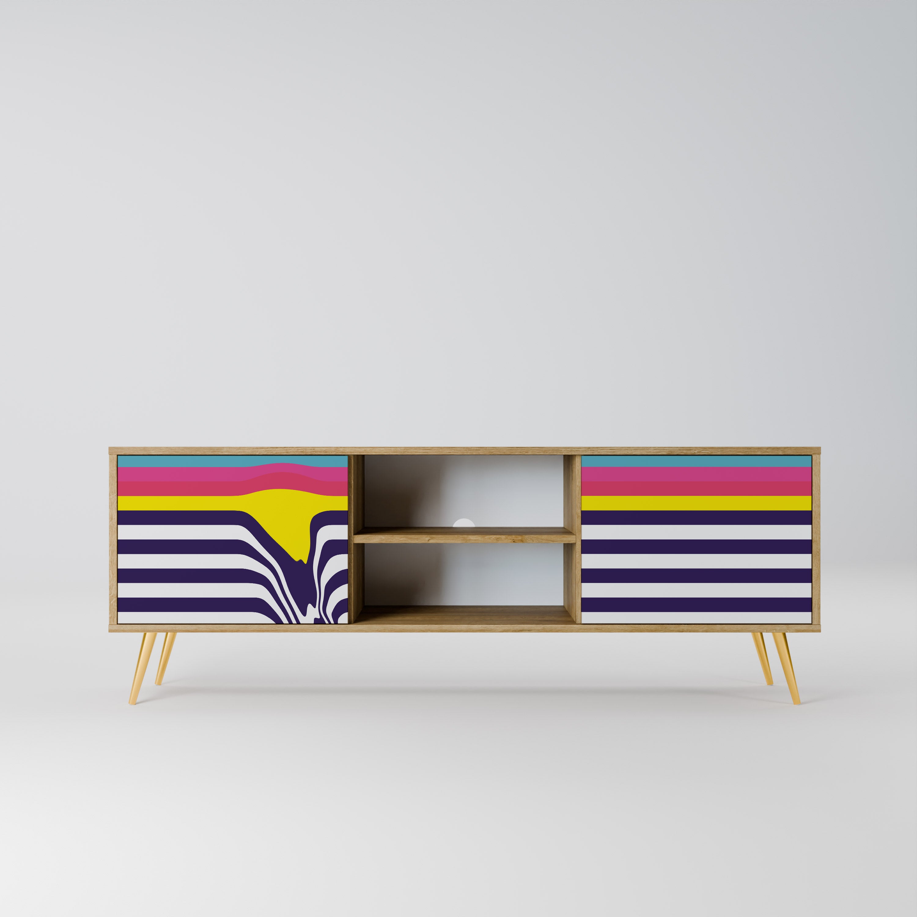 COLORFUL DIVERSION Szafka RTV 2-drzwiowa
