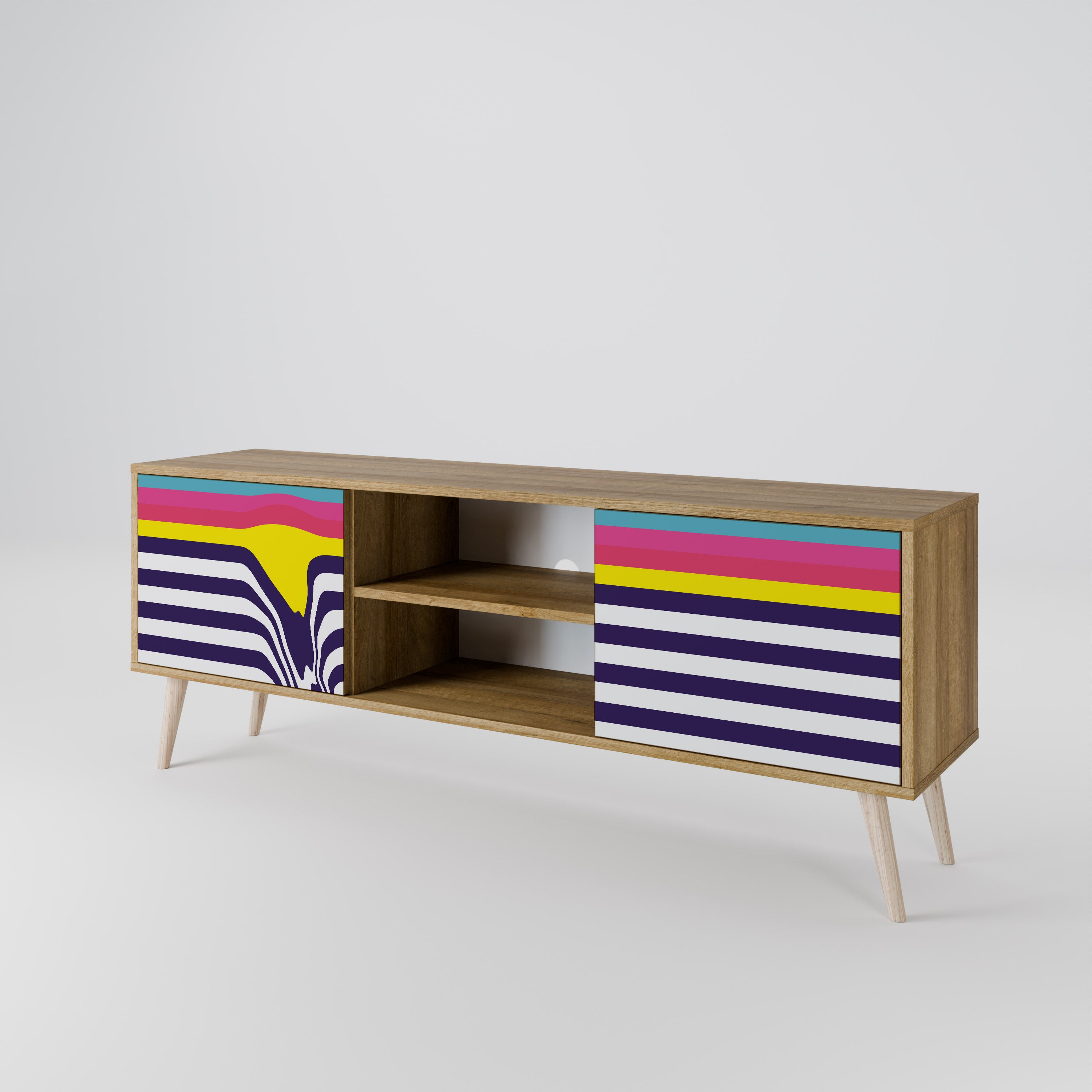 COLORFUL DIVERSION Szafka RTV 2-drzwiowa