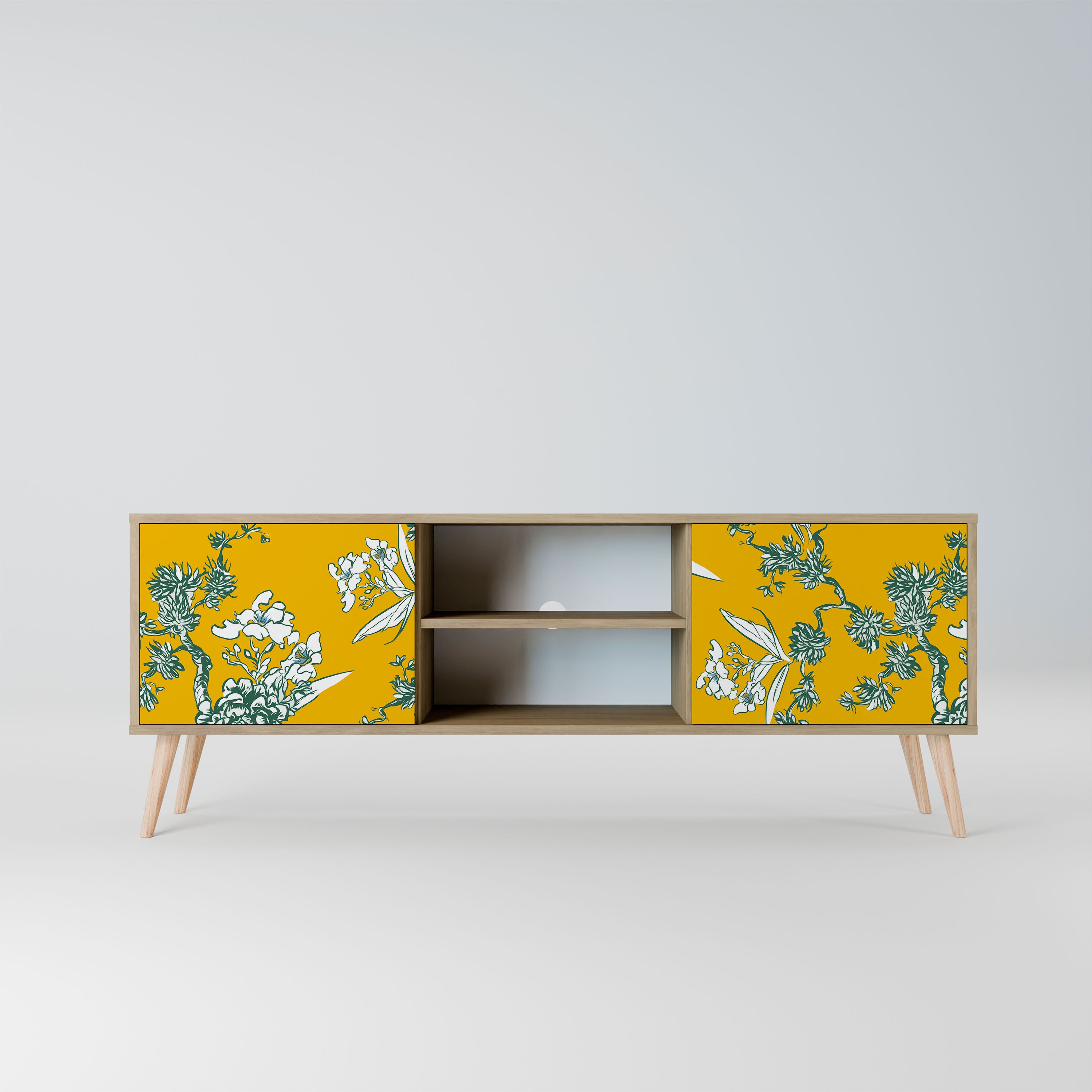 YELLOW CHINOISERIE Szafka RTV 2-drzwiowa