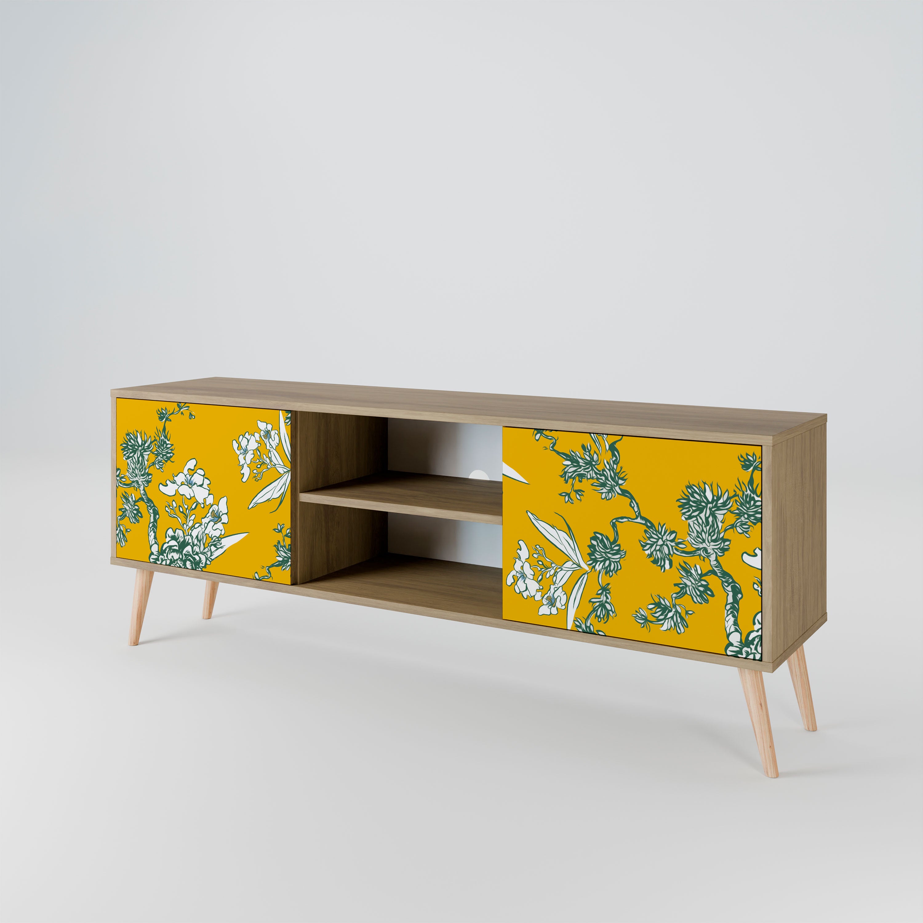 YELLOW CHINOISERIE Szafka RTV 2-drzwiowa