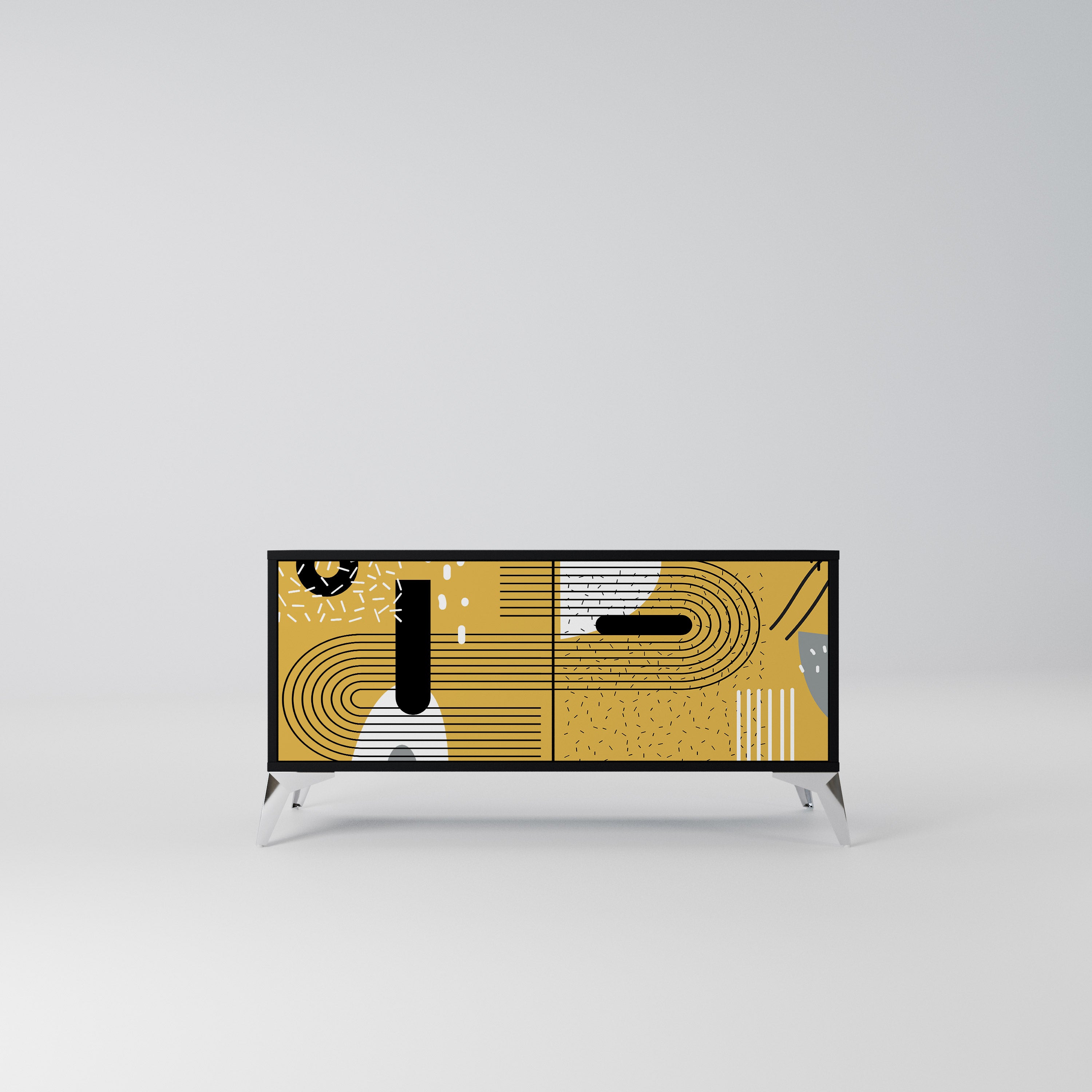 SHAPESHIFT SYMPHONY Kompaktowa szafka RTV 2-drzwiowa