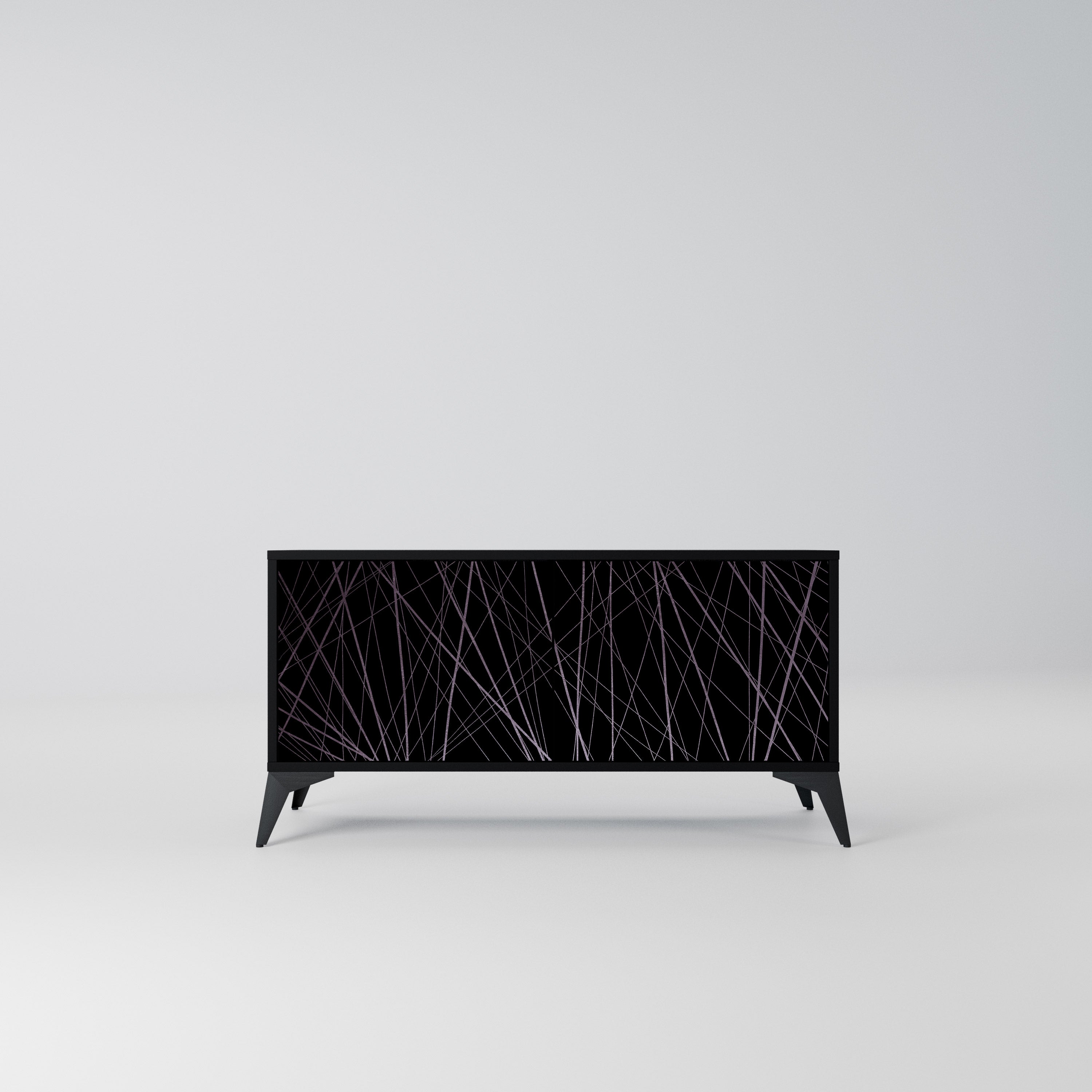 SHIMMER SPIDERGRAM Kompaktowa szafka RTV 2-drzwiowa