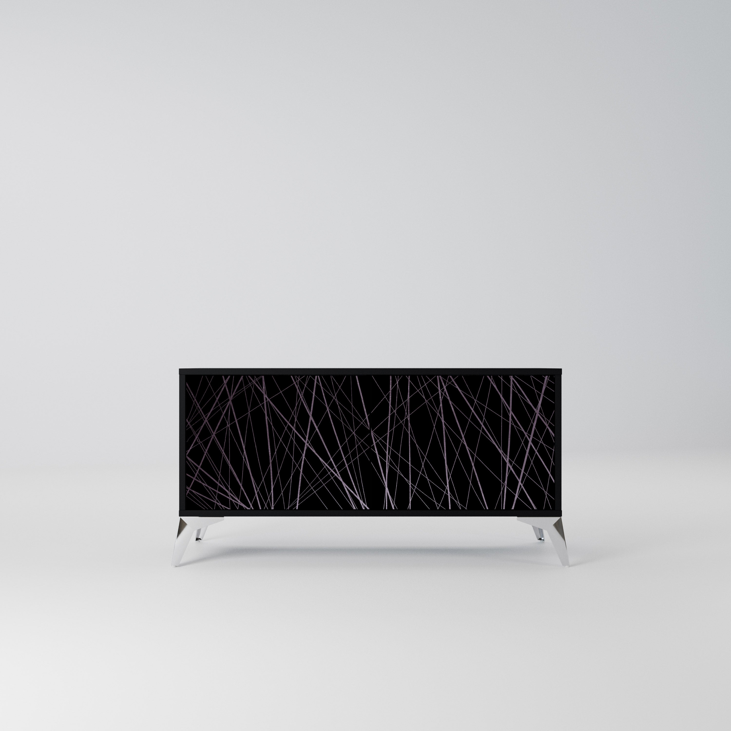 SHIMMER SPIDERGRAM Kompaktowa szafka RTV 2-drzwiowa