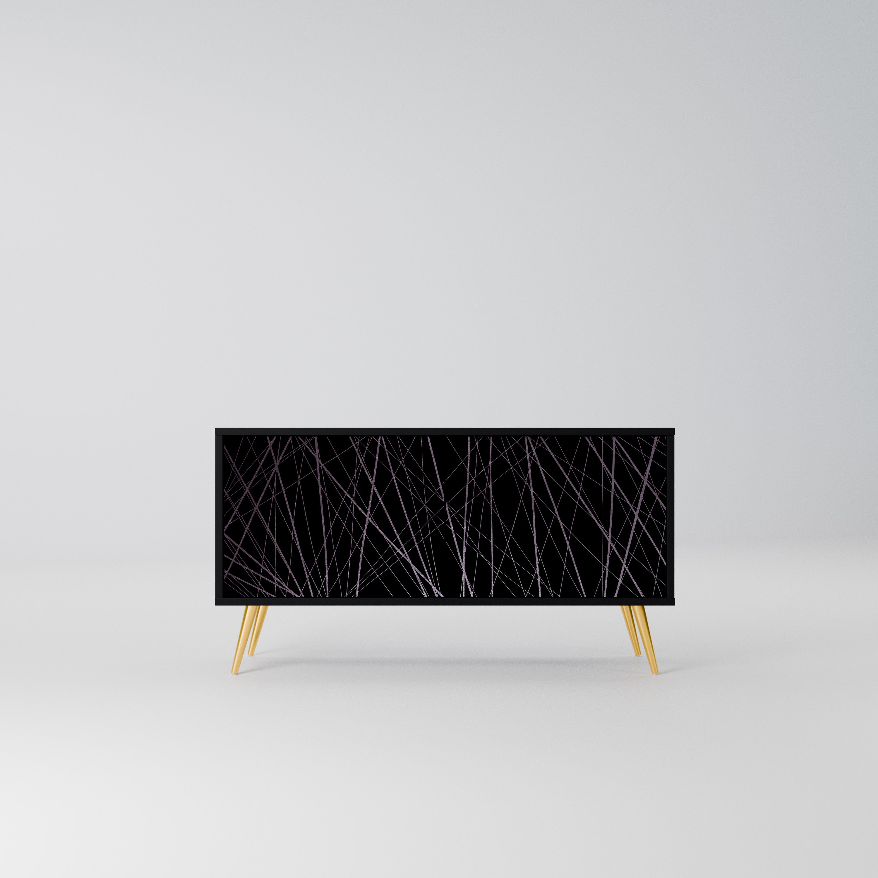 SHIMMER SPIDERGRAM Kompaktowa szafka RTV 2-drzwiowa
