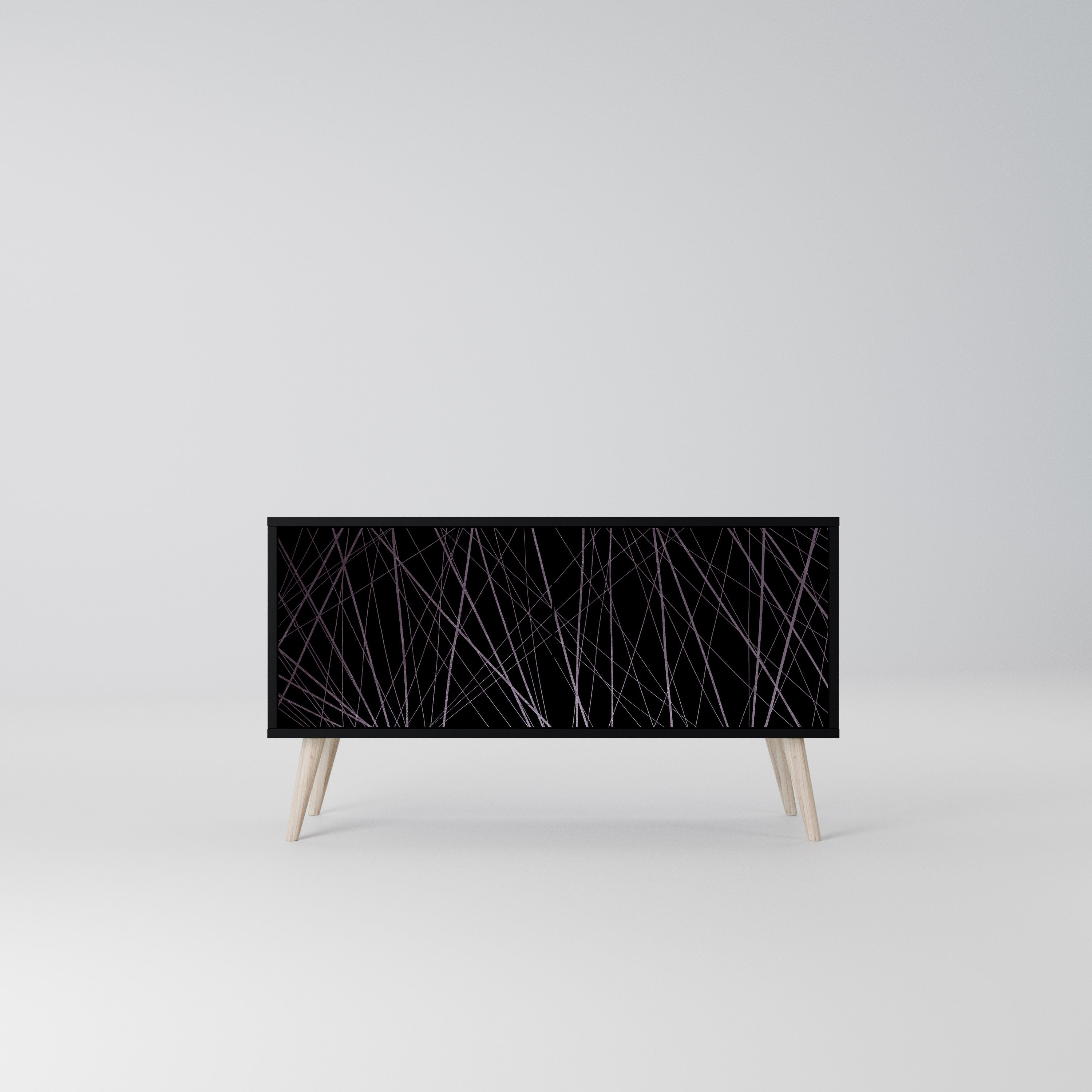 SHIMMER SPIDERGRAM Kompaktowa szafka RTV 2-drzwiowa