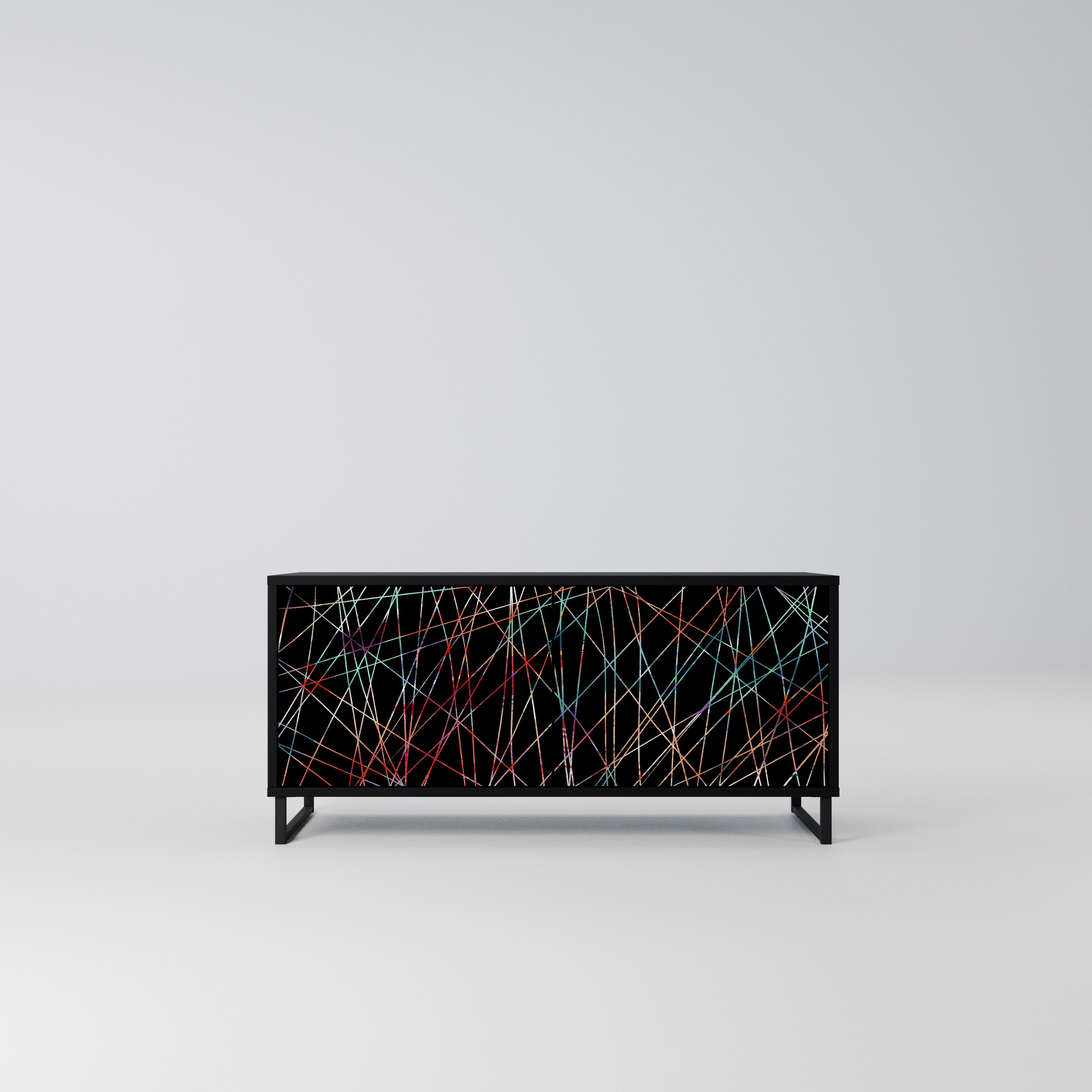 LUMINOUS SNARE Kompaktowa szafka RTV 2-drzwiowa