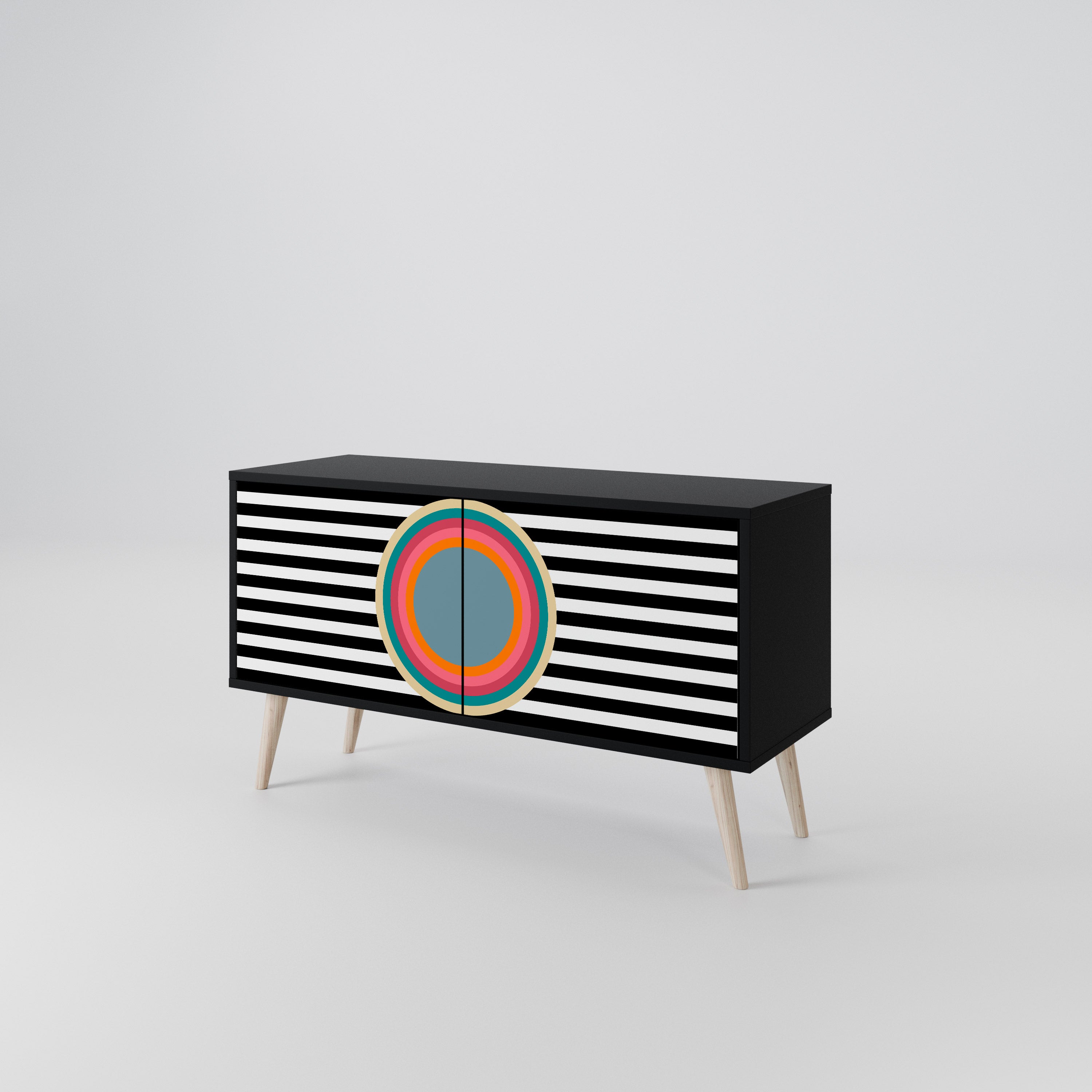SPECTRA SHOWCASE Kompaktowa szafka RTV 2-drzwiowa
