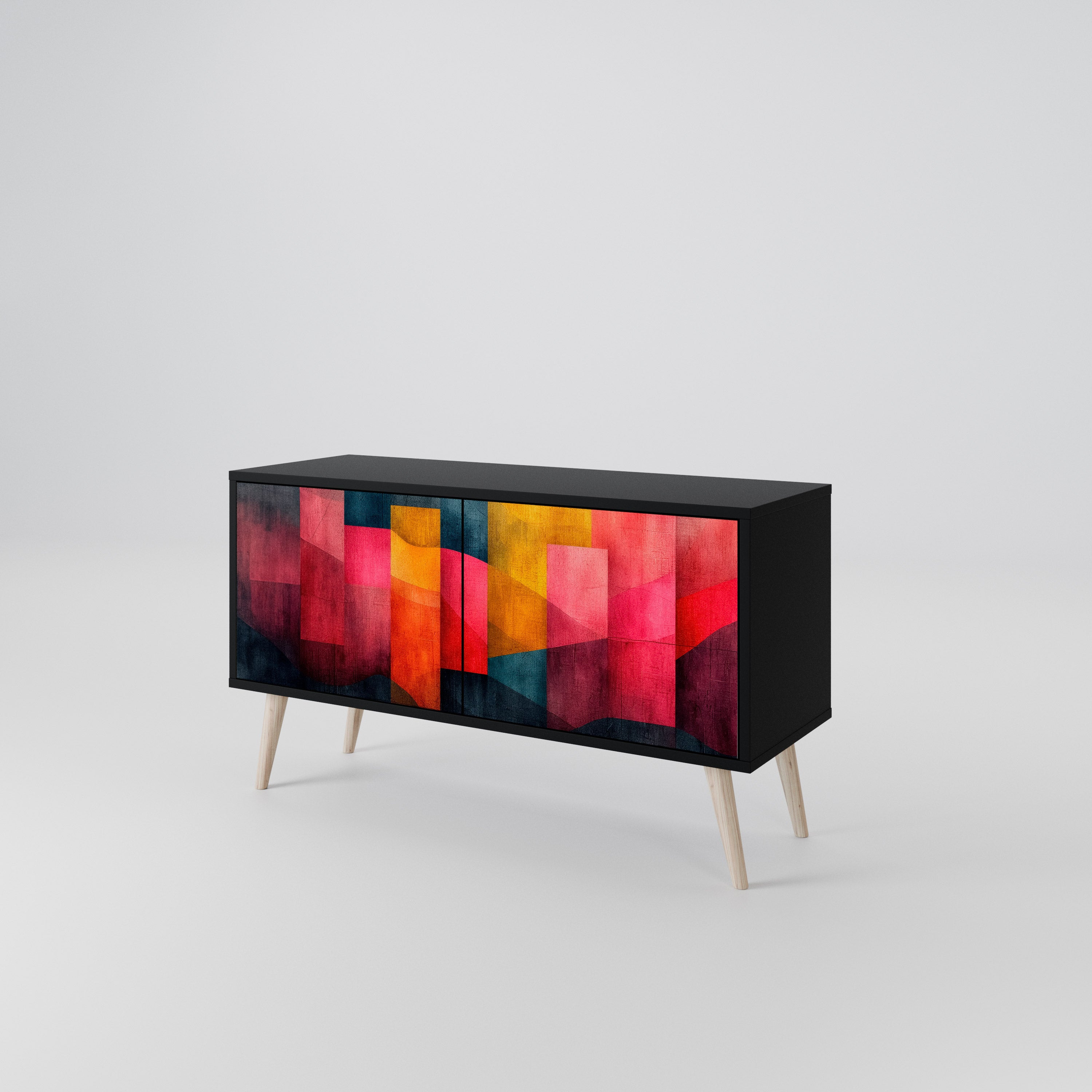 COLORFUL SOUNDS Kompaktowa szafka RTV 2-drzwiowa