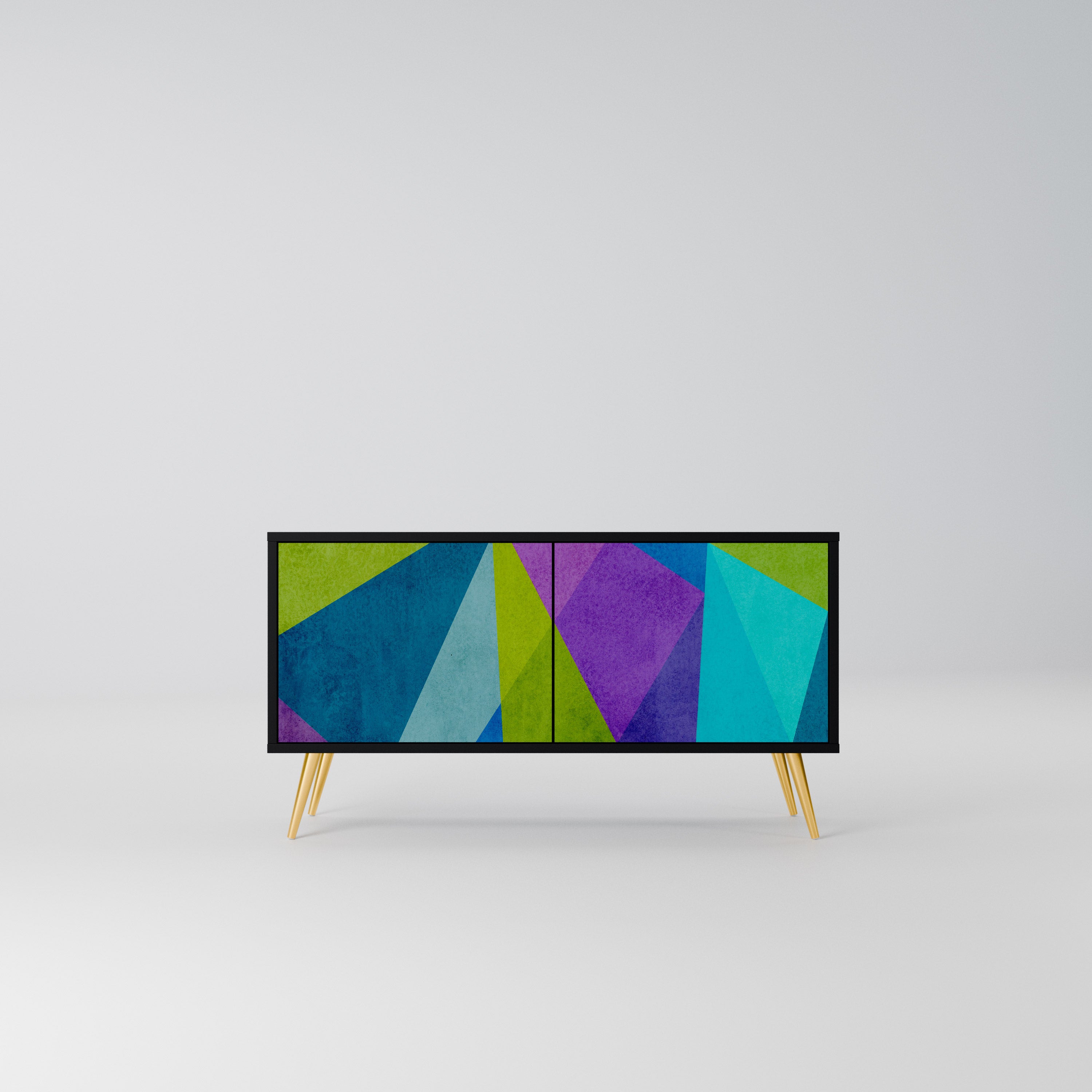 COLD SHOWCASE Kompaktowa szafka RTV 2-drzwiowa