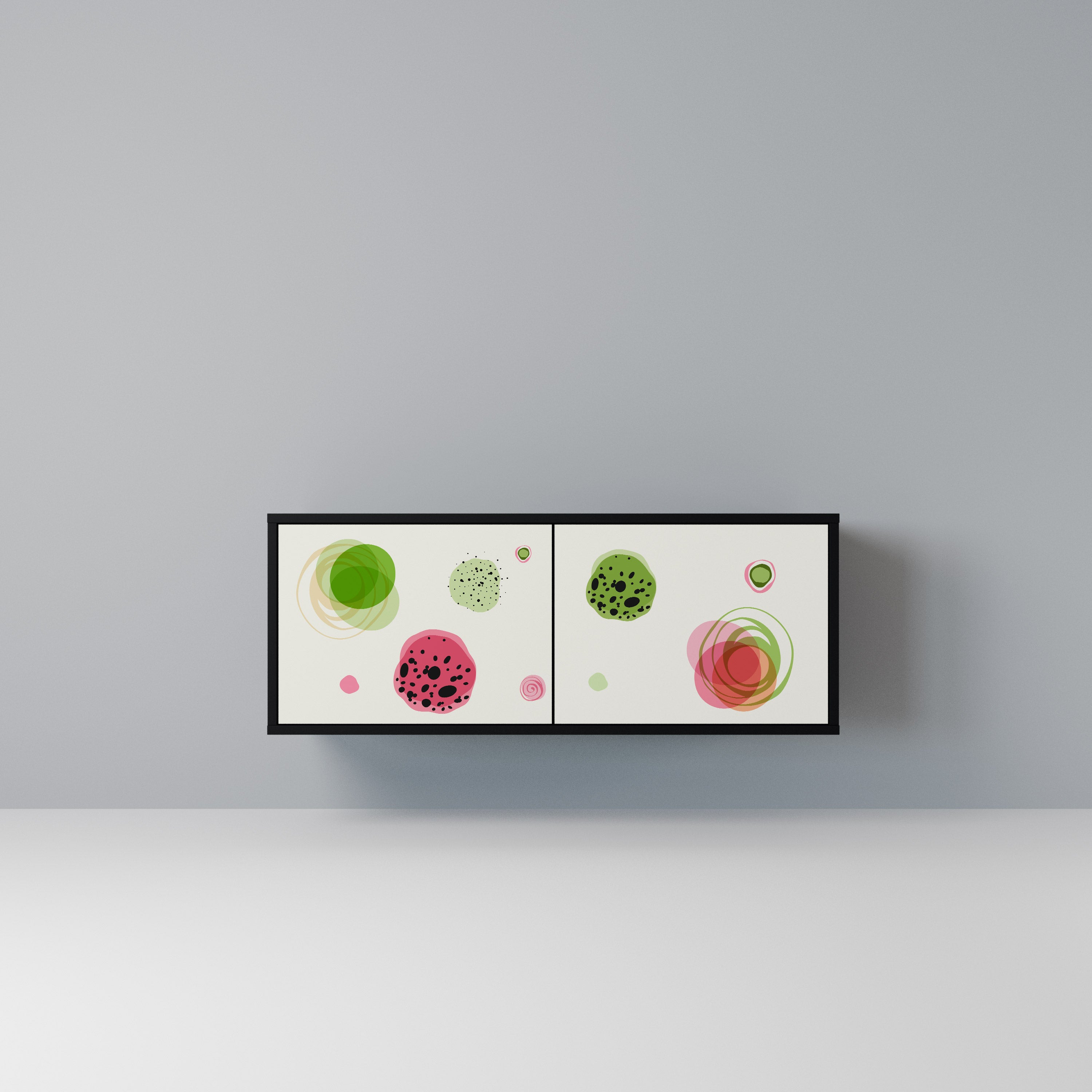 COLORFUL COSMOS Kompaktowa szafka RTV 2-drzwiowa
