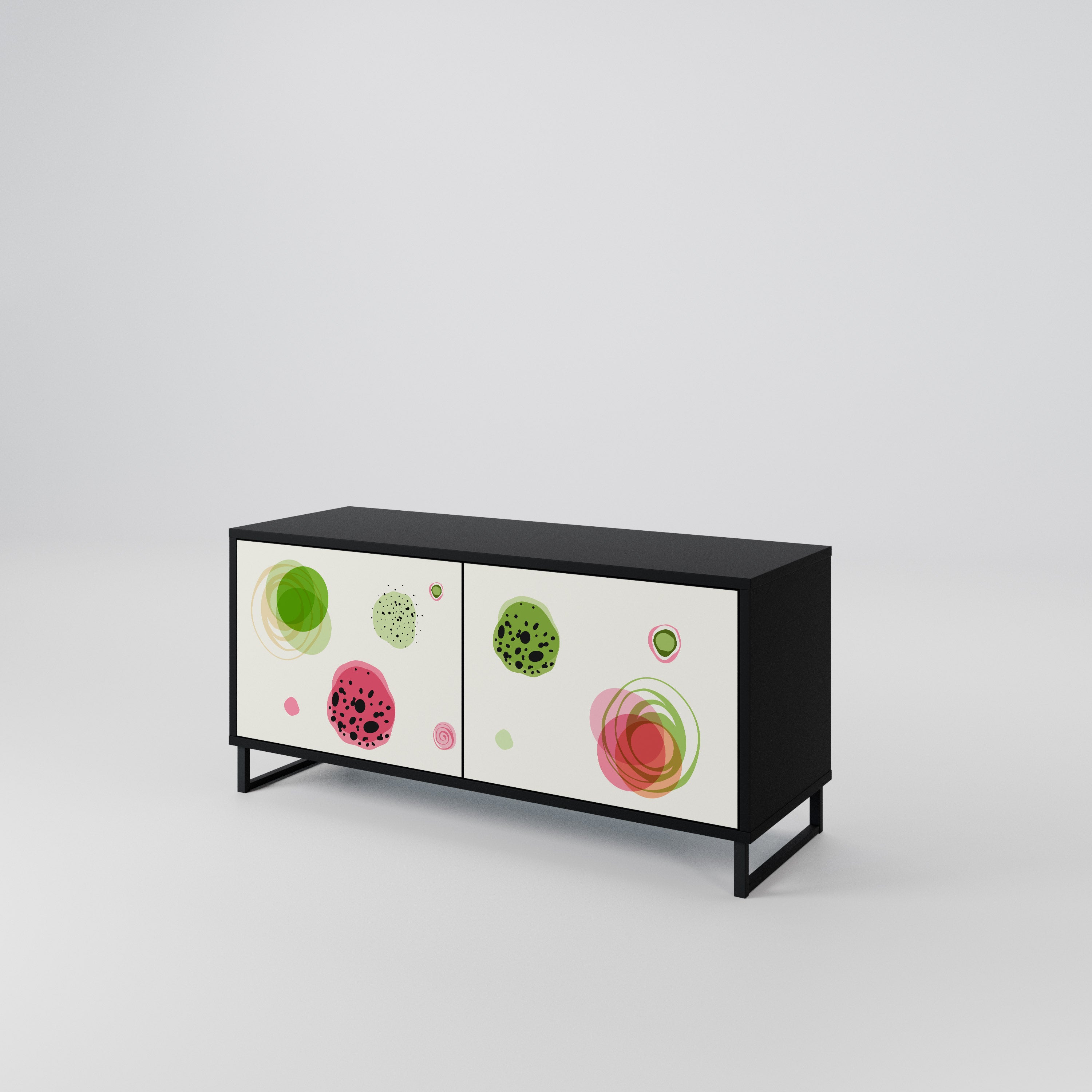 COLORFUL COSMOS Kompaktowa szafka RTV 2-drzwiowa