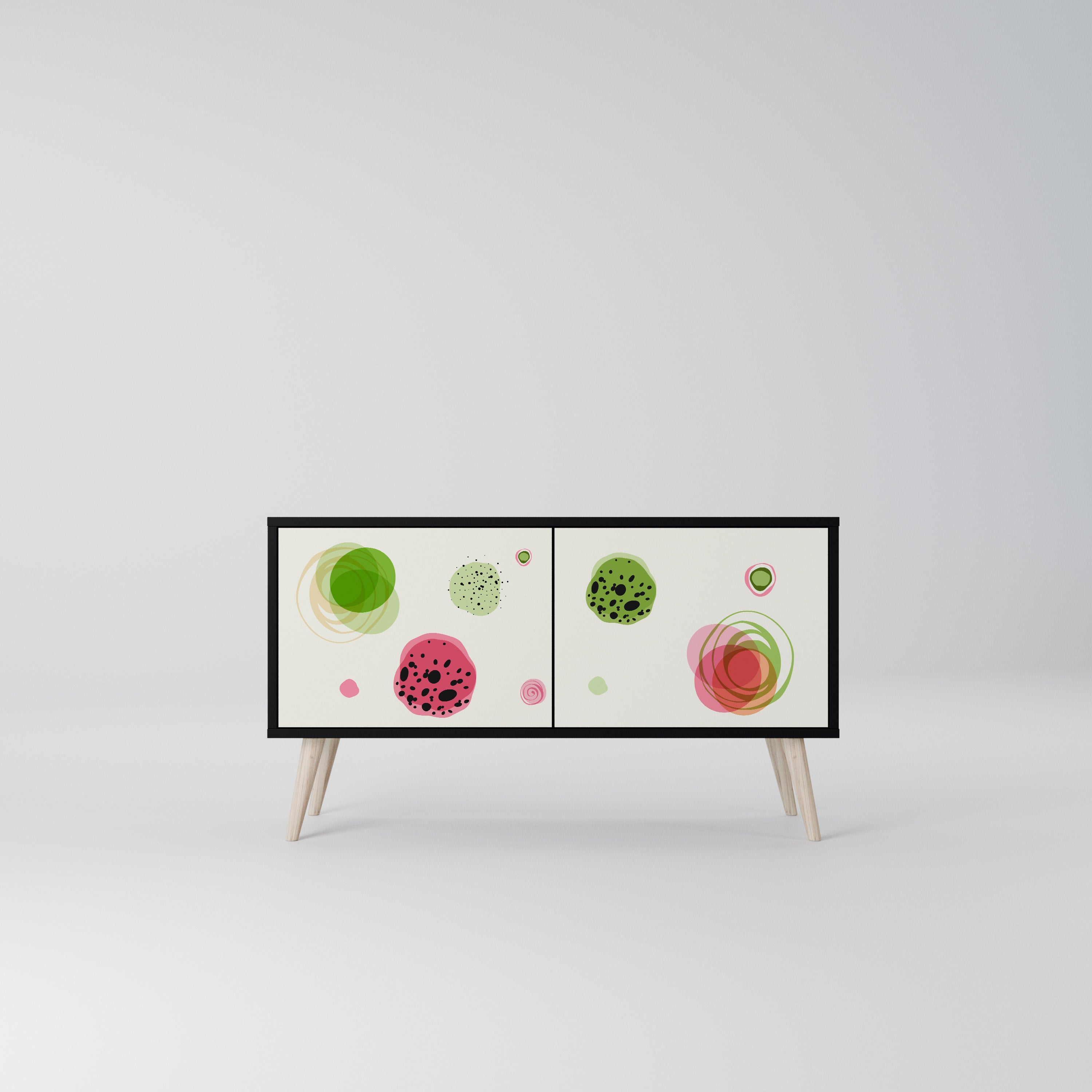 COLORFUL COSMOS Kompaktowa szafka RTV 2-drzwiowa
