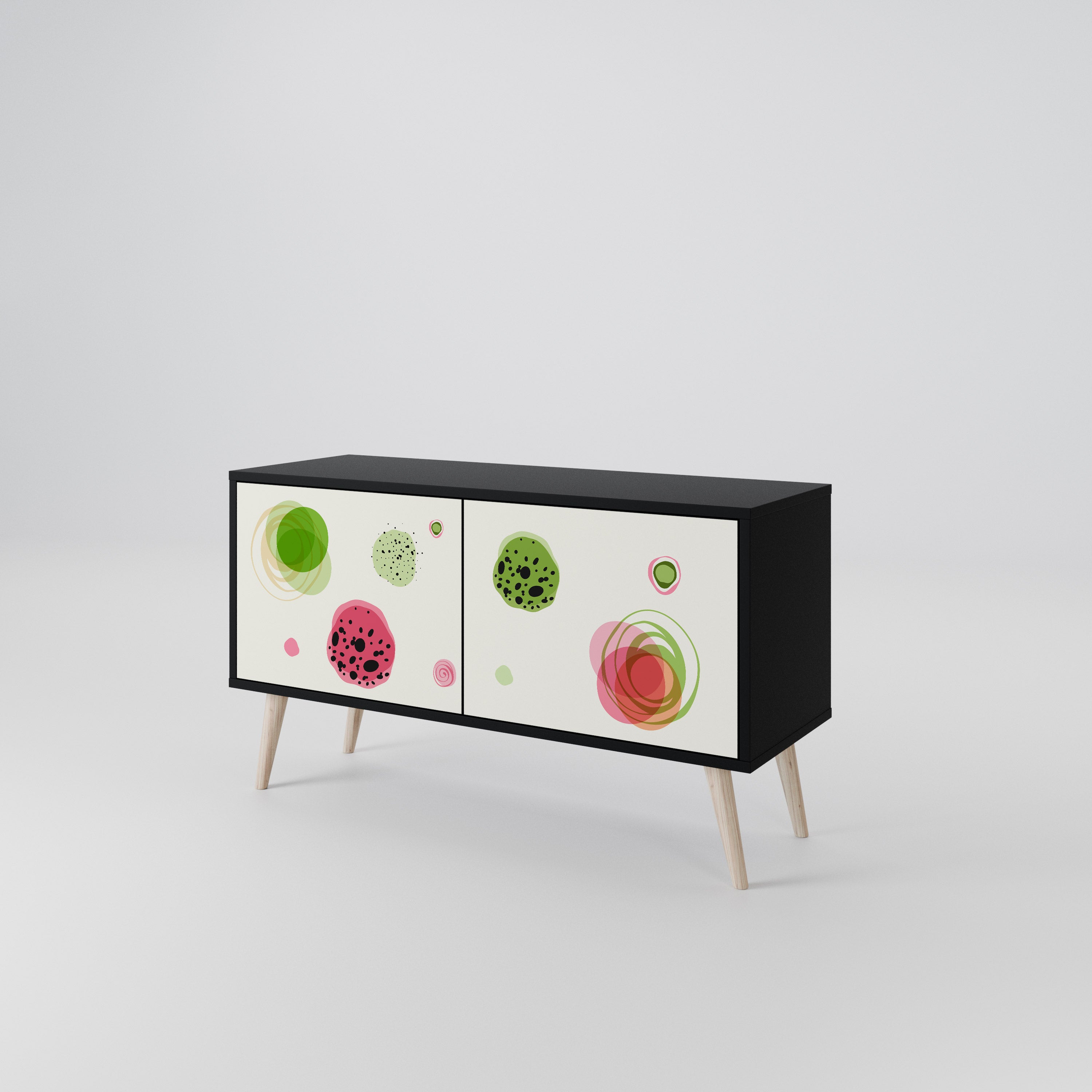 COLORFUL COSMOS Kompaktowa szafka RTV 2-drzwiowa