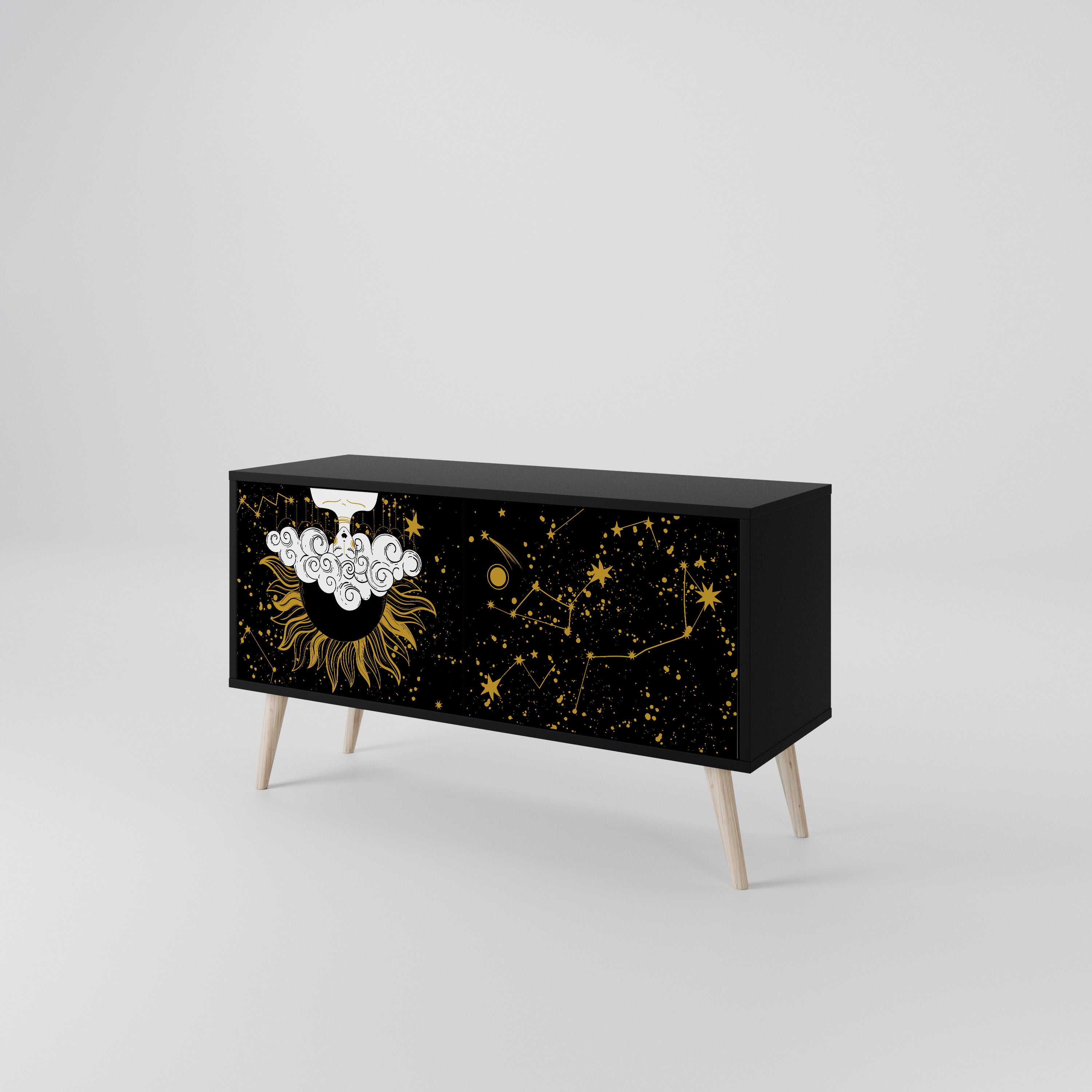 STELLAR CONSTELLATIONS Kompaktowa szafka RTV 2-drzwiowa