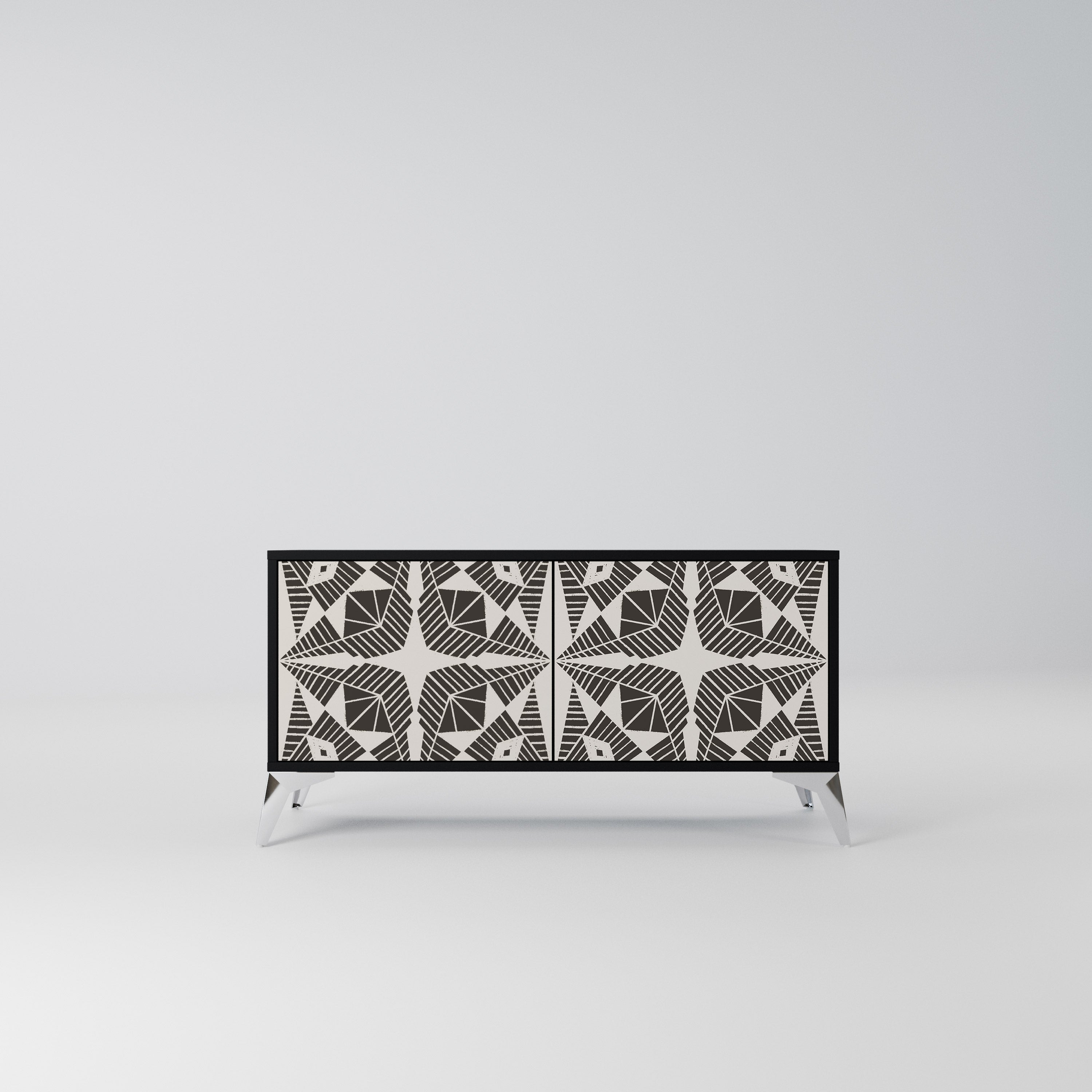MONOCHROME NEXUS Kompaktowa szafka RTV 2-drzwiowa