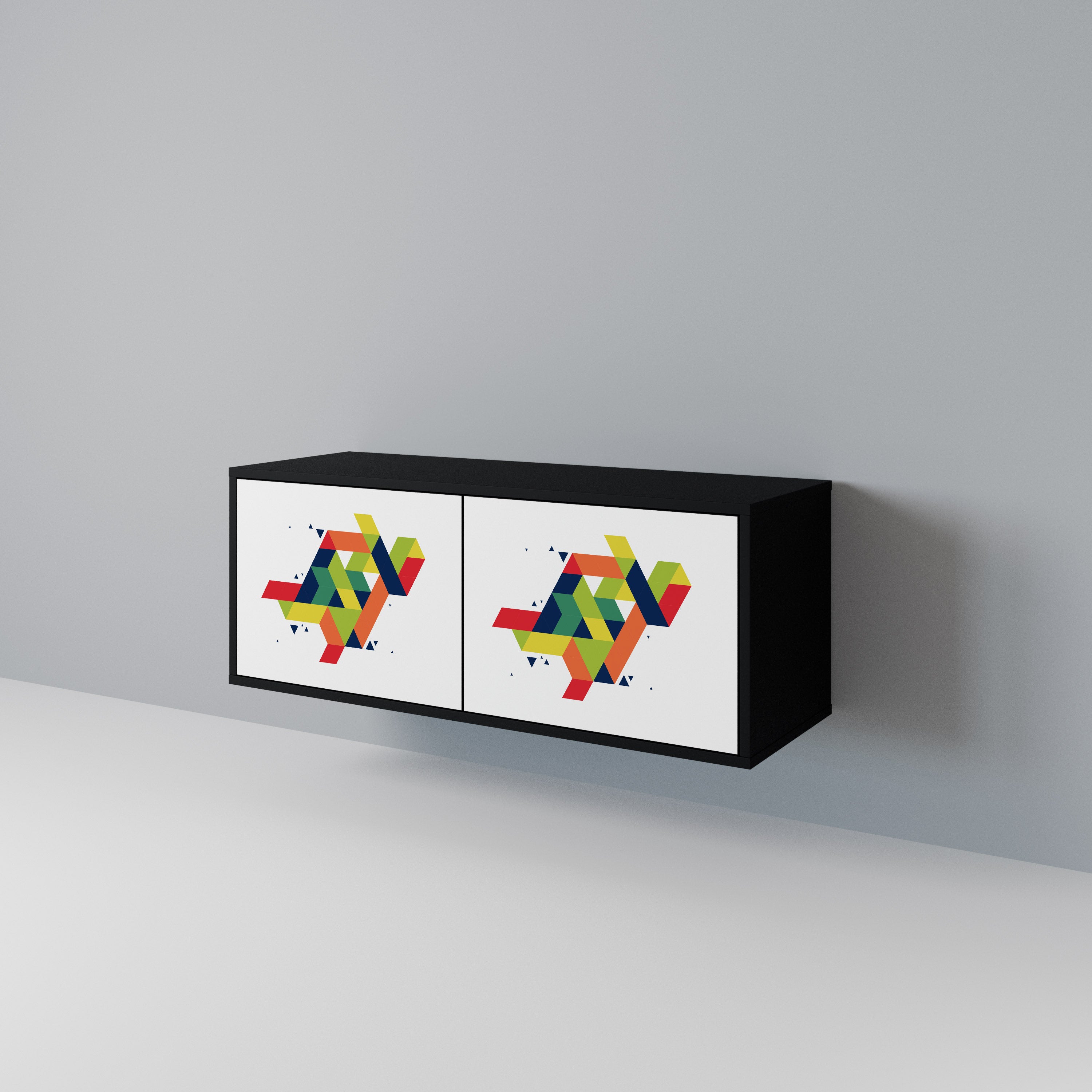 FUTURE SIGN Kompaktowa szafka RTV 2-drzwiowa
